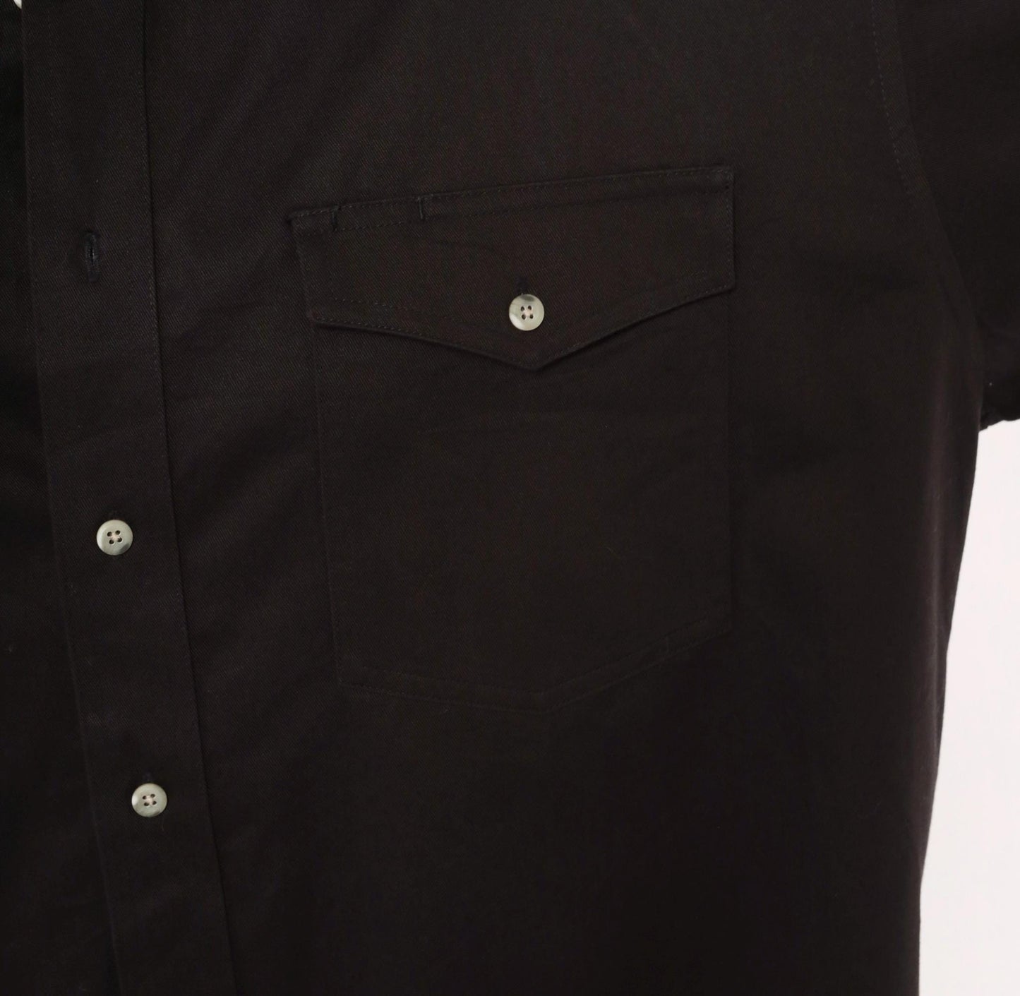 2000s Wrangler Black Western Shirt Cotton Snap Button XXL