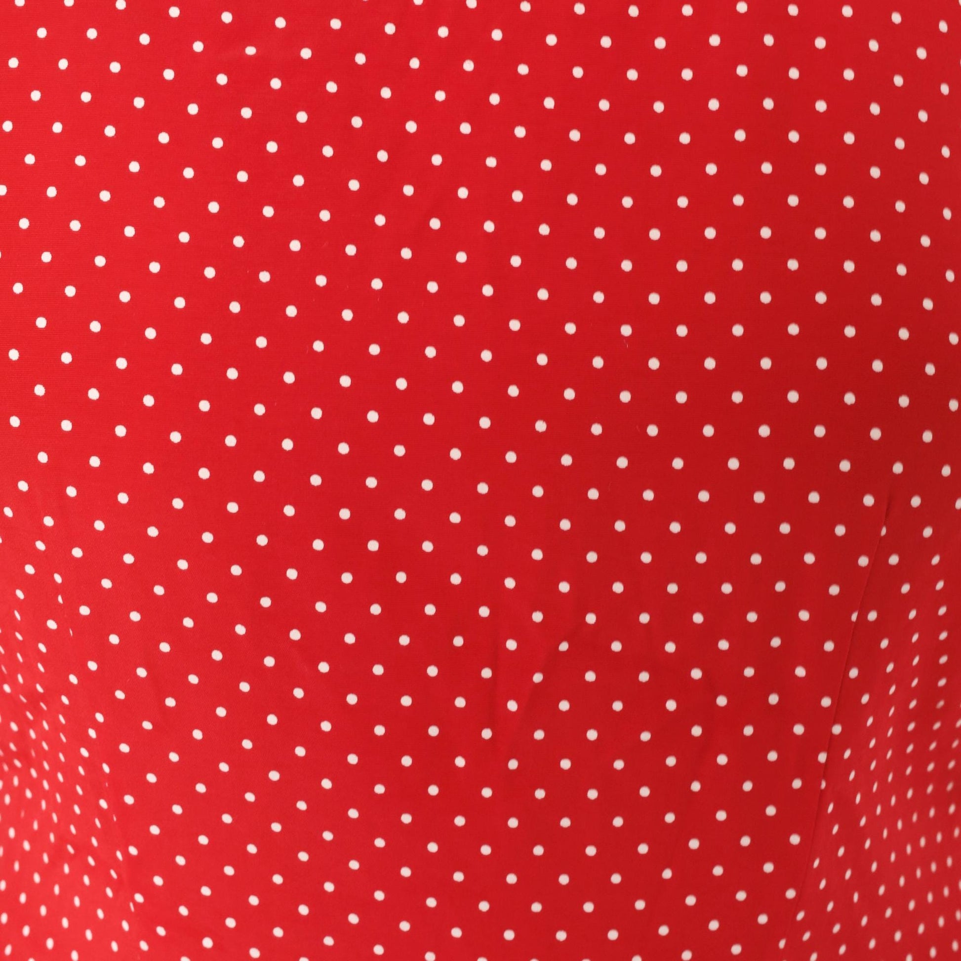 90s My Michelle Red White Polka Dot Mini Dress Short Sleeve Medium M