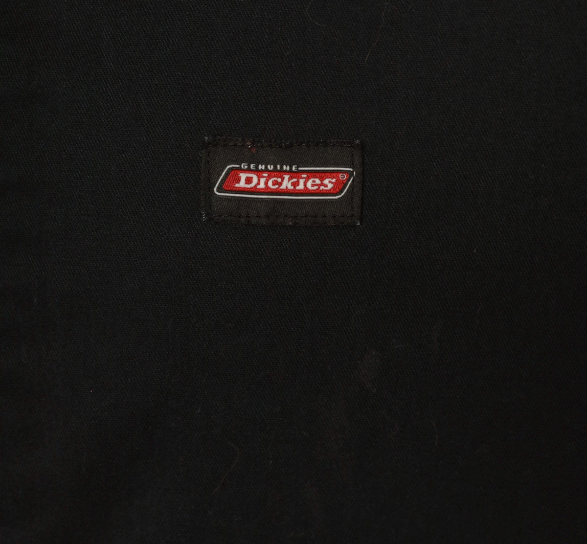 2000s Dickies Black Zip Work Jacket Canvas Utility Eisenhower Medium M