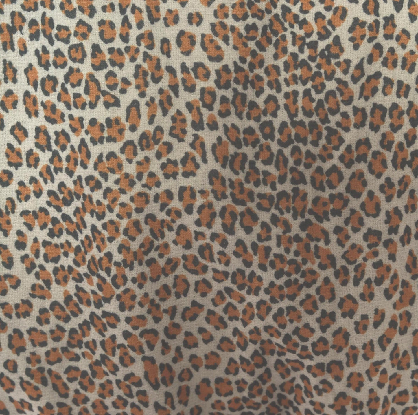 90s Reversible Leopard Cheetah Vest Black Tan Button Front V Neck Extra Small XS