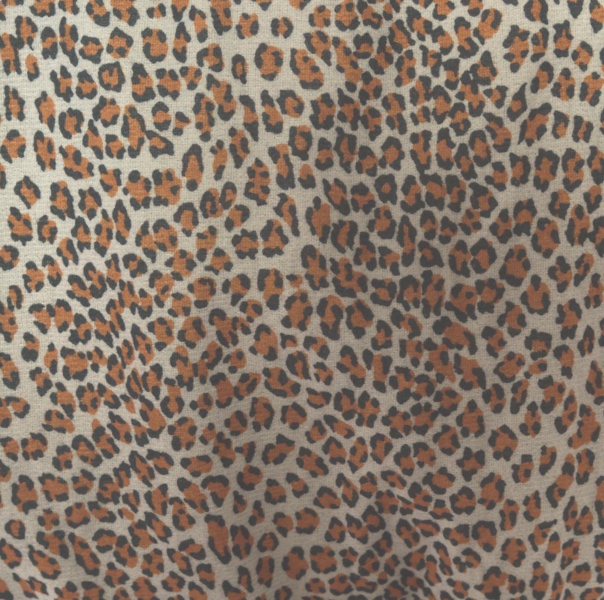 90s Reversible Leopard Cheetah Vest Black Tan Button Front V Neck Extra Small XS