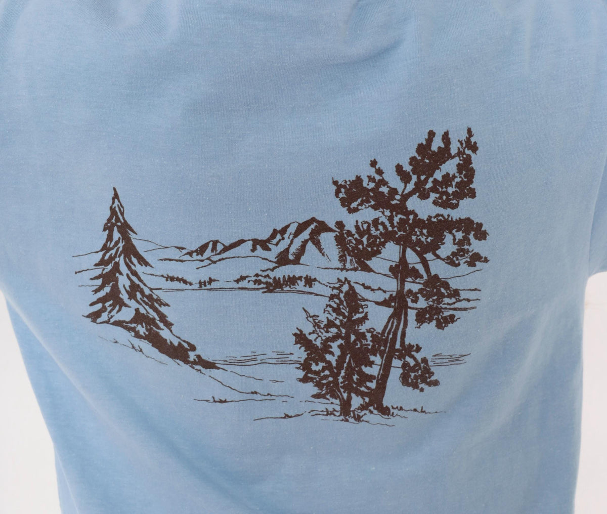 80s Camp Tahquitz Staff 1981 Graphic Tee Light Blue Cotton Small