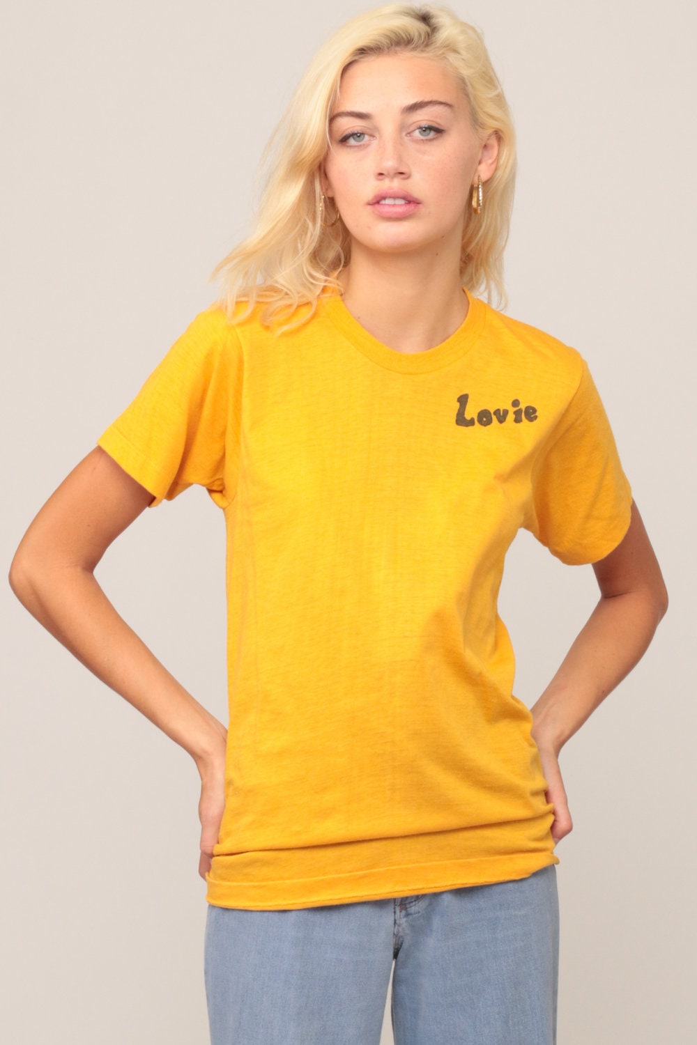 80s Lindstrom Leapers Hand Painted Volleyball Graphic Tee Small