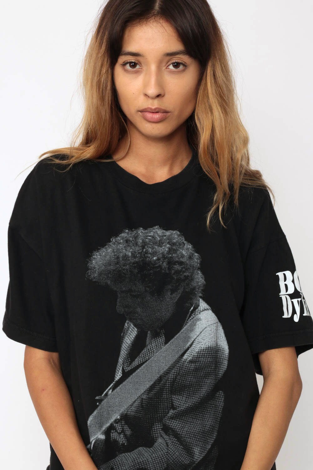 Bob Dylan 1994 Tour T Shirt Black Cotton Graphic Tee Extra Large