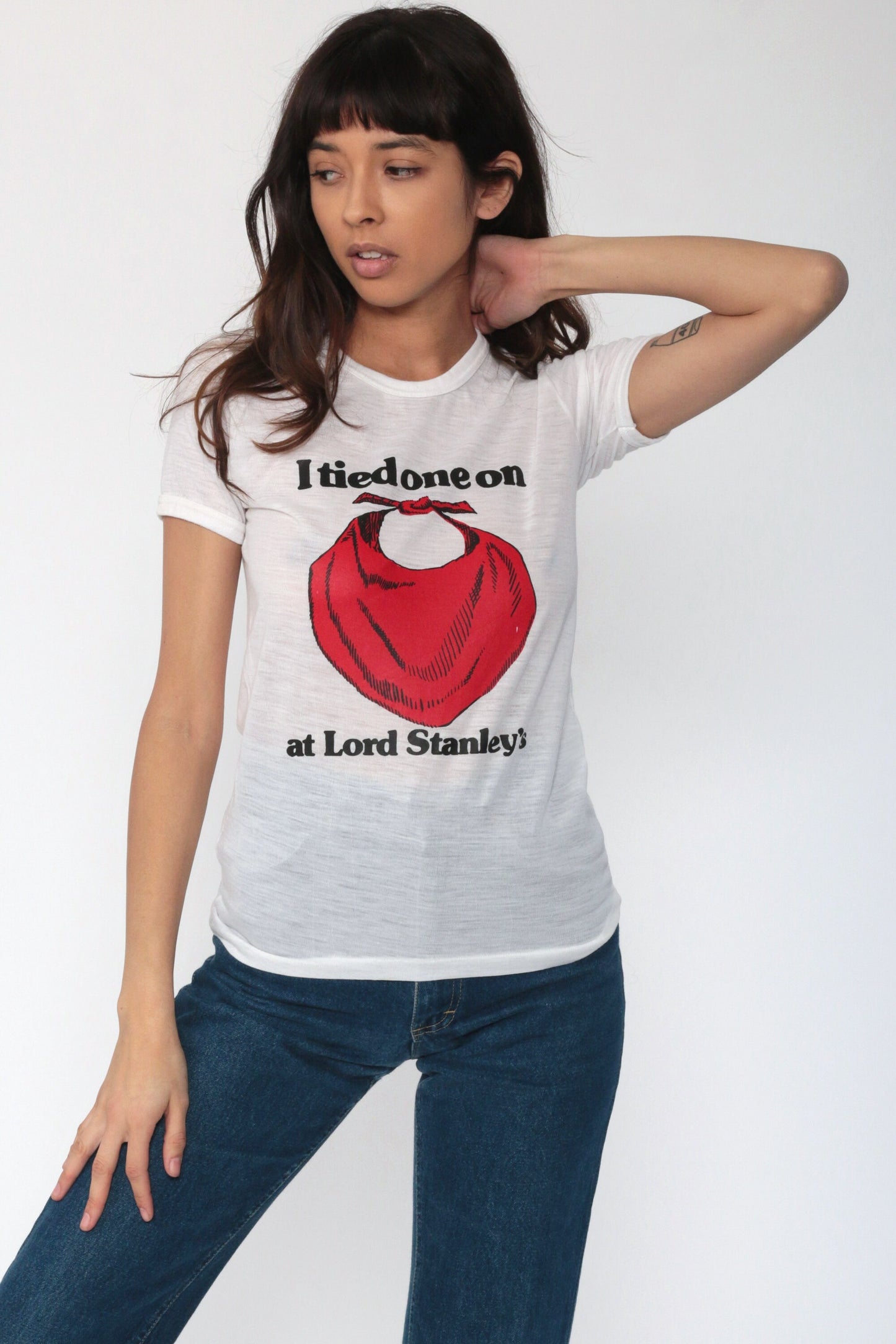 80s Lord Stanley's Restaurant Single Stitch Graphic Tee Small