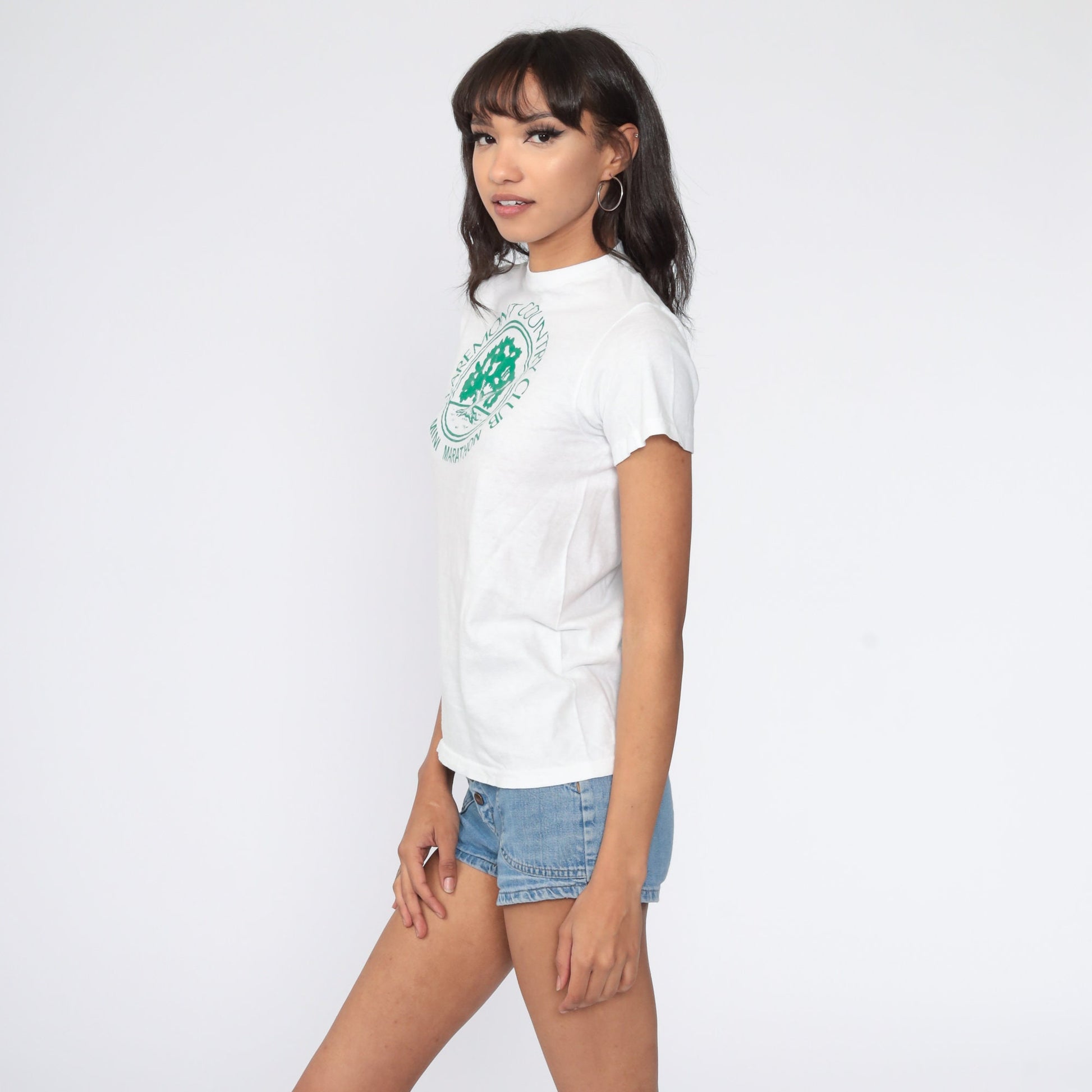 70s Claremont Country Club Mini Marathon Single Stitch Tee White Extra Small