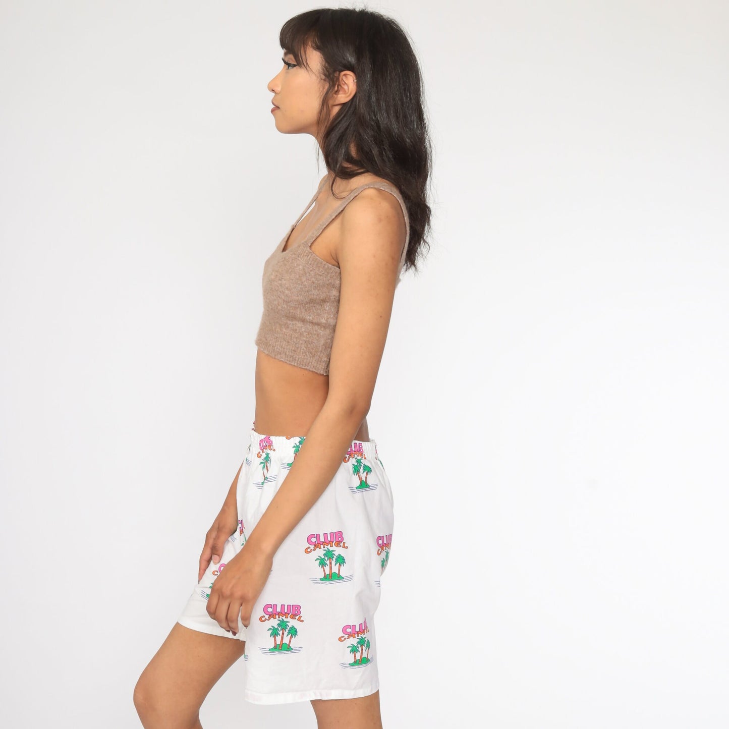 90s Joe Camel Boxer Shorts Cotton Print Open Fly Small