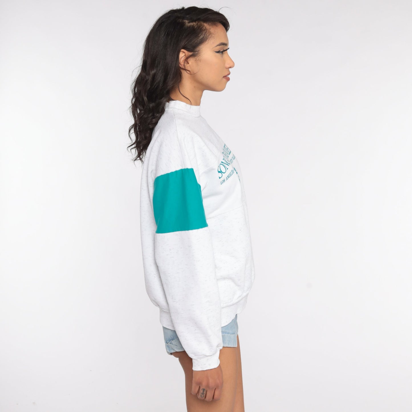 80s Song of America Cruise Ship Graphic Sweatshirt Medium