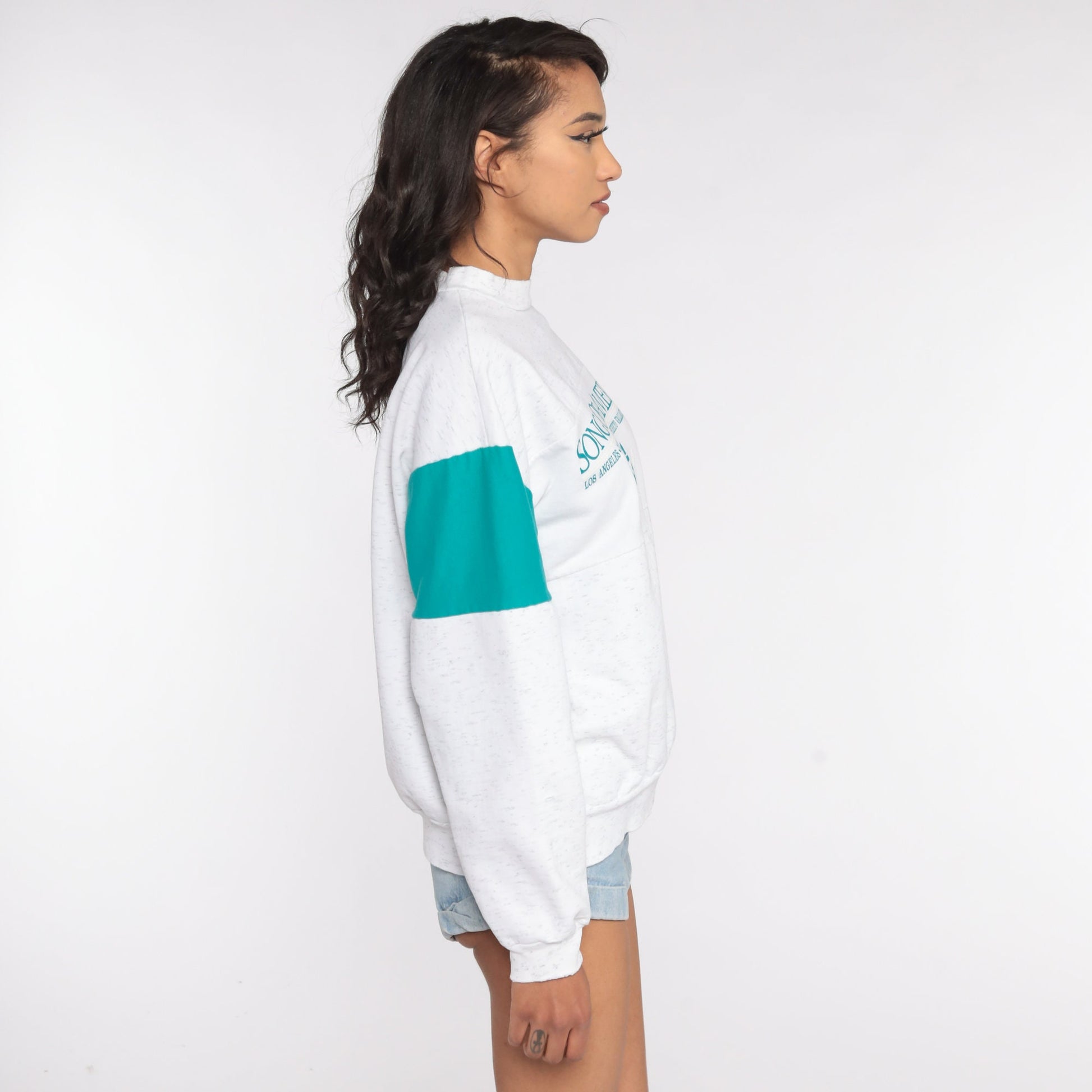 80s Song of America Cruise Ship Graphic Sweatshirt Medium