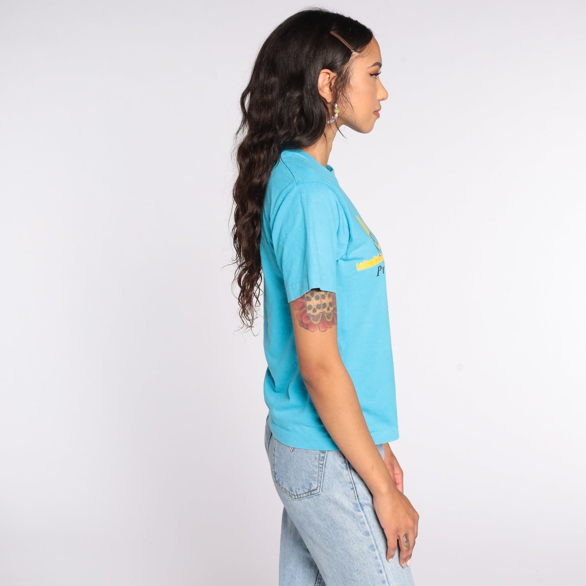 80s Madelia Minnesota Graphic T-Shirt Blue Single Stitch Small