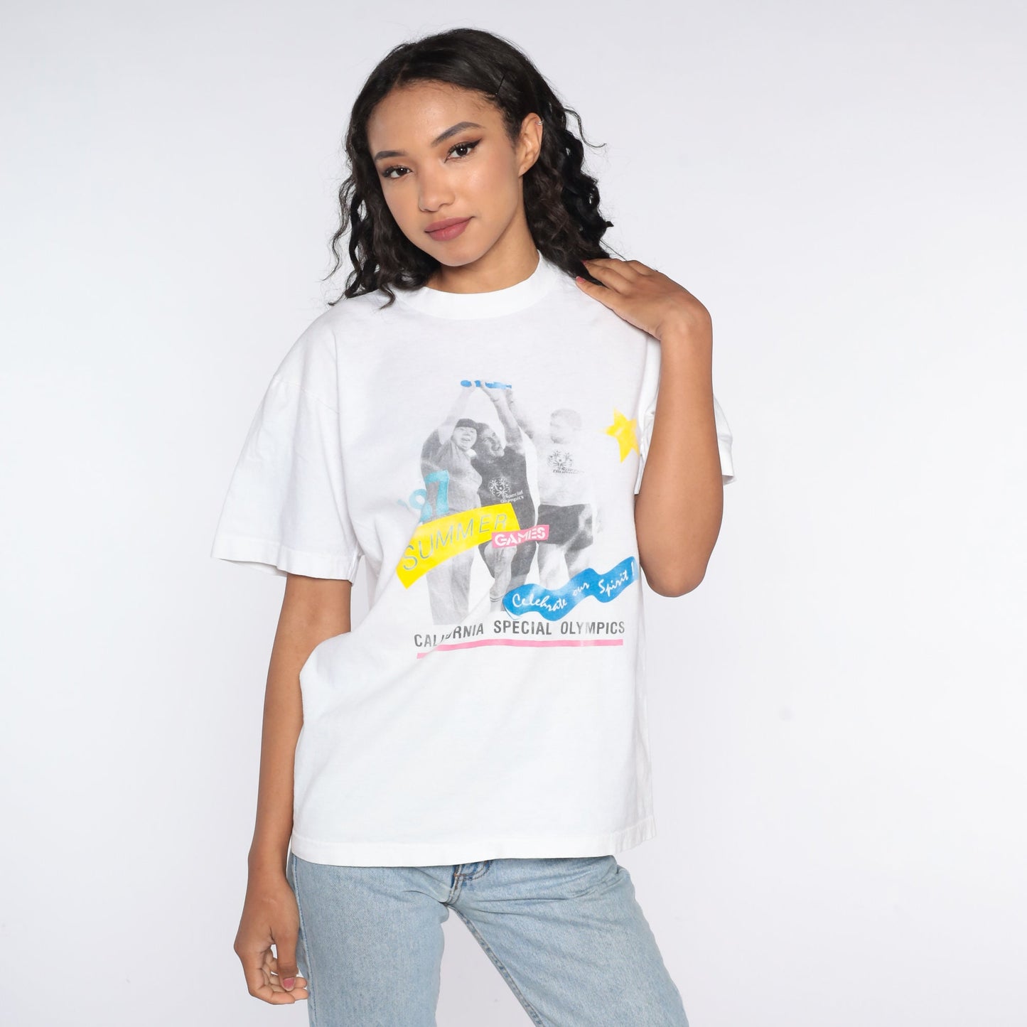 1987 California Special Olympics Summer Games Graphic T-Shirt Large