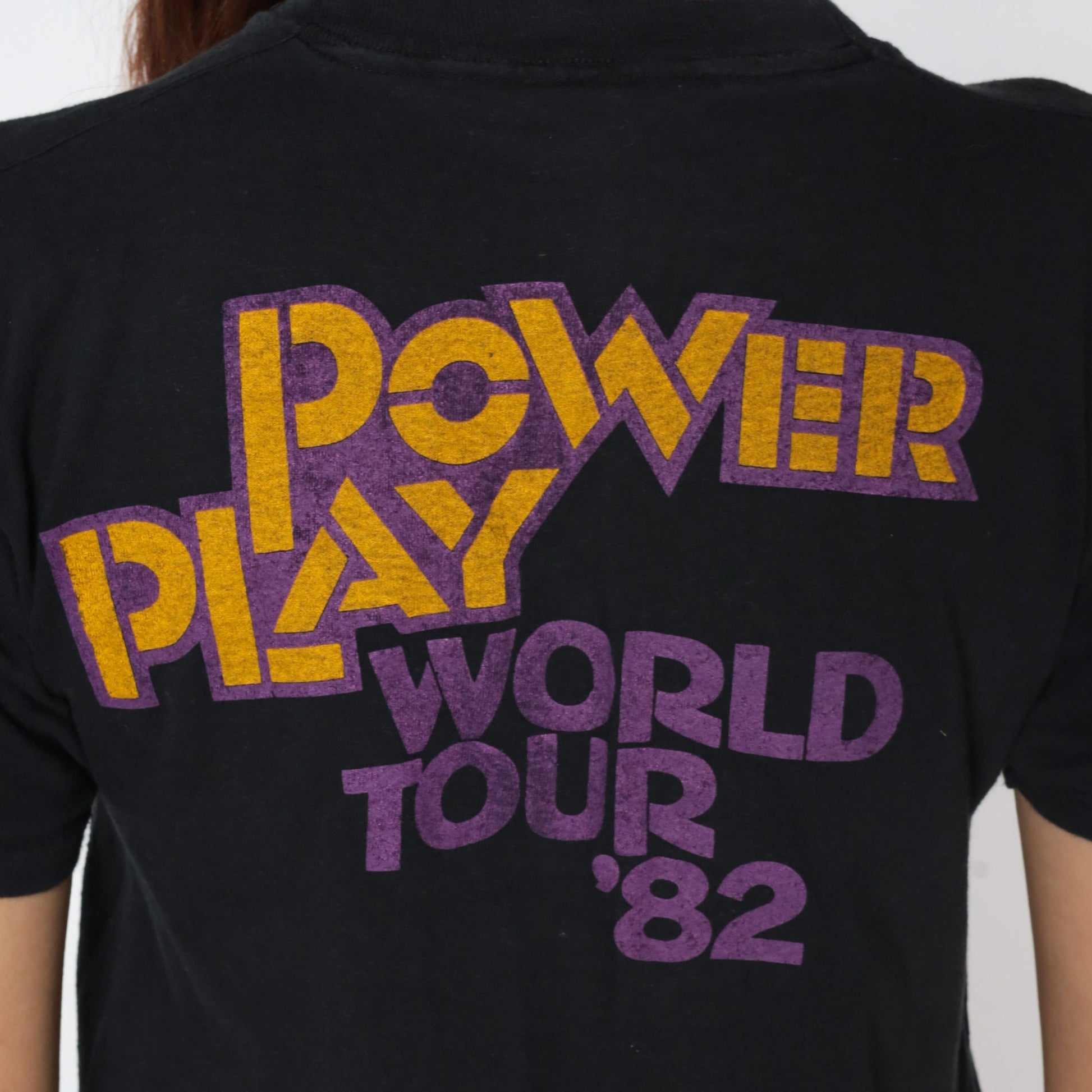 80s April Wine Power Play World Tour Band T-Shirt Cotton Screen Stars Medium
