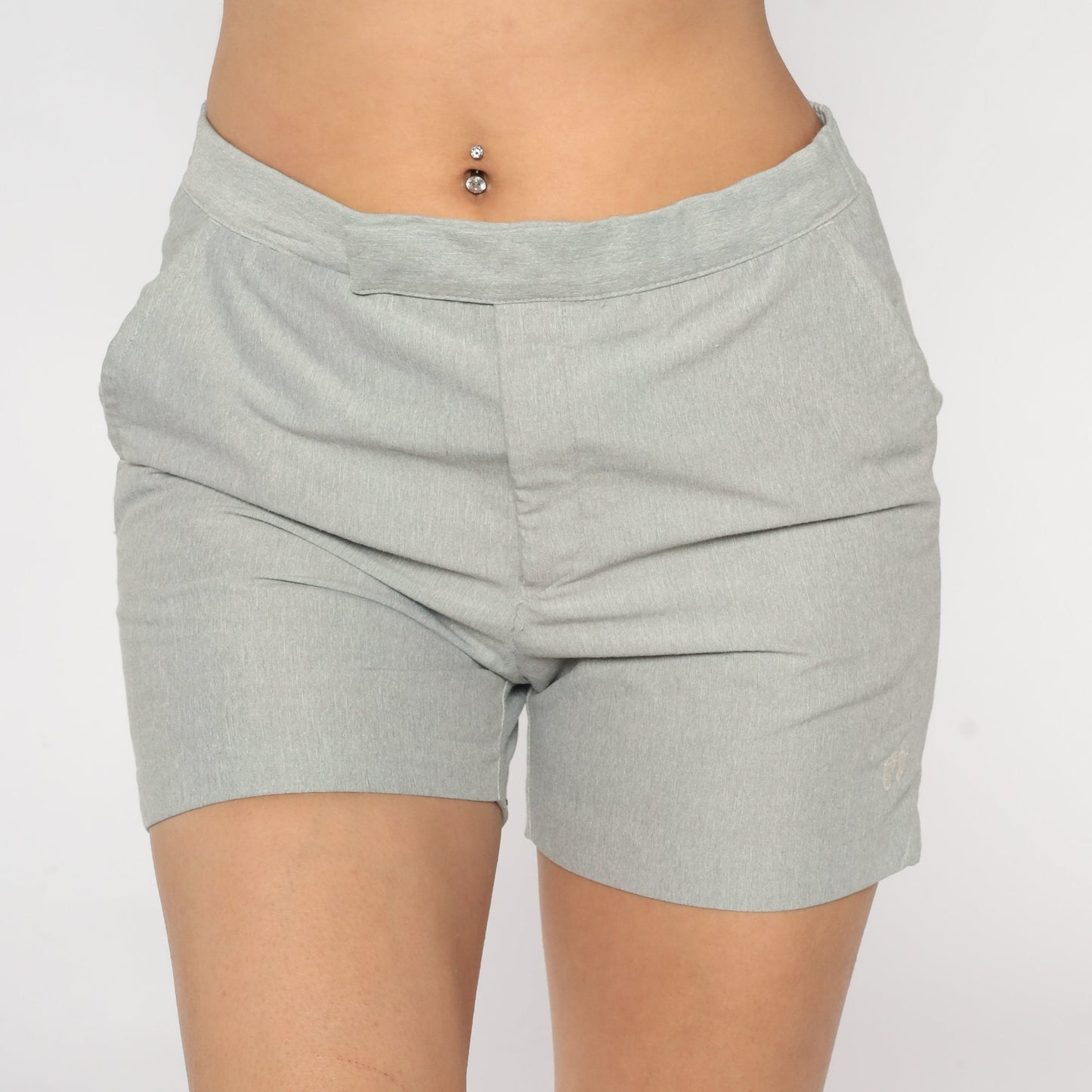 80s Hang Ten Grey Shorts High Waist Surf Small