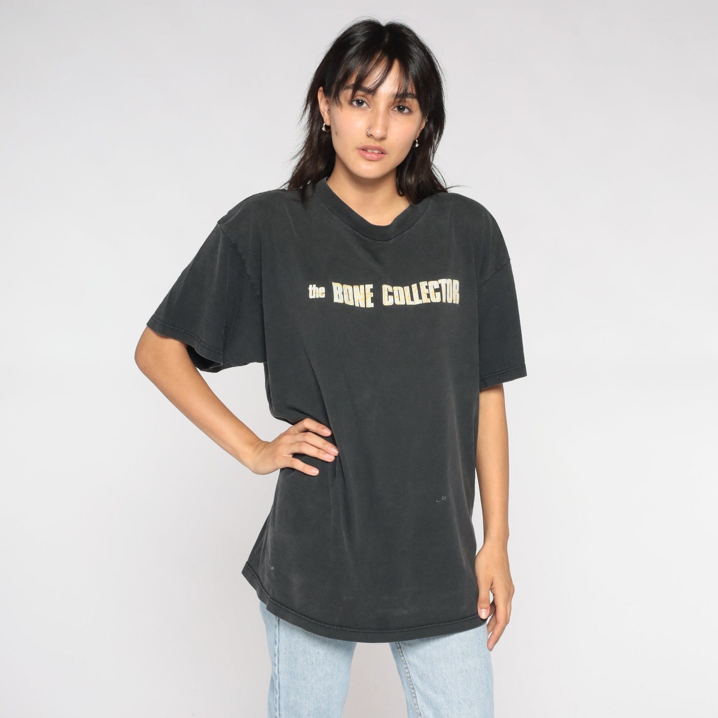 The Bone Collector 00s Movie Graphic Tee Black Cotton Extra Large XXL