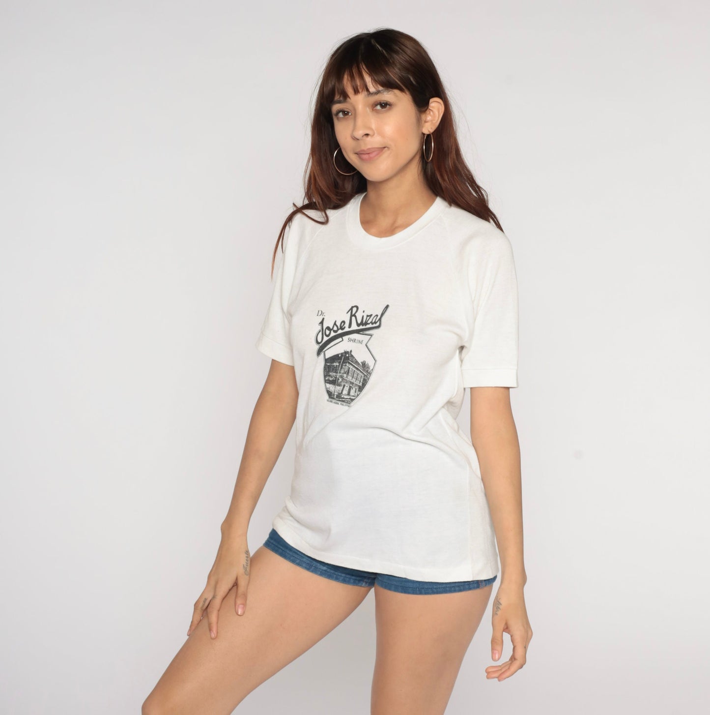 90s Dr. Jose Rizal Shrine Calamba Philippines Graphic Tee Medium
