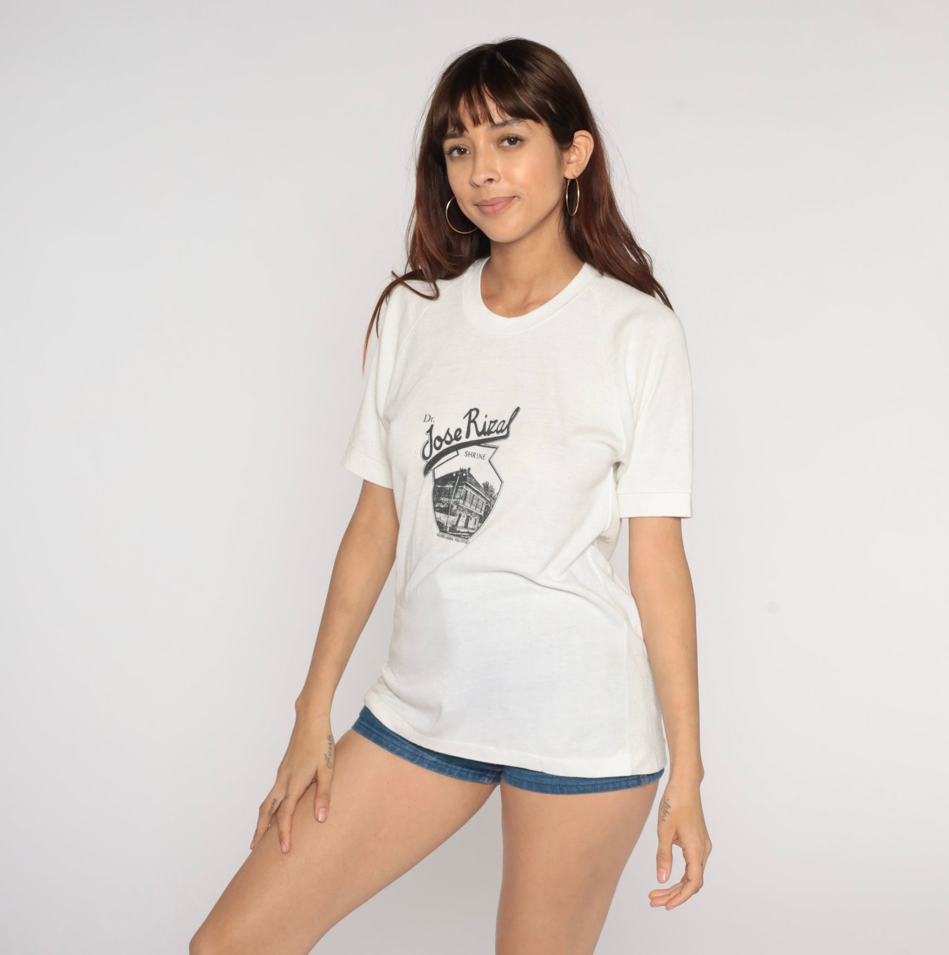 90s Dr. Jose Rizal Shrine Calamba Philippines Graphic Tee Medium