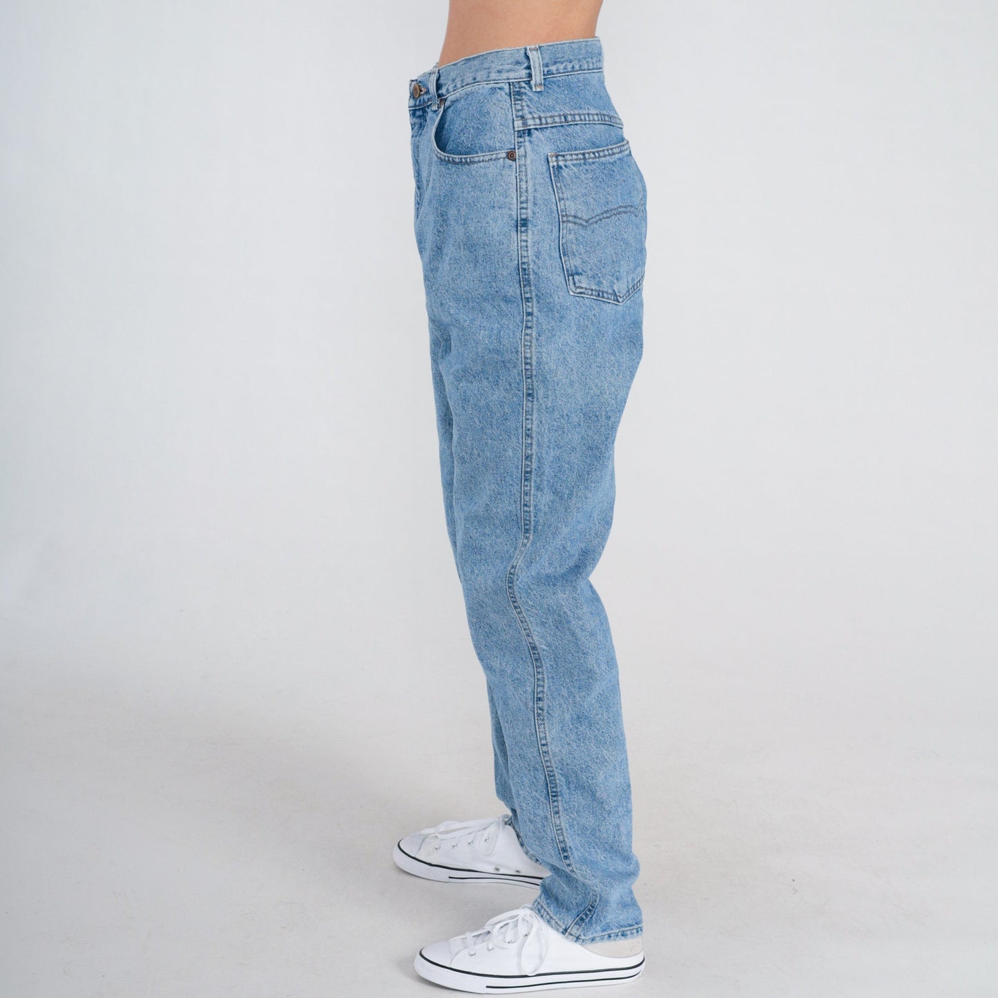 90s Forenza High Waisted Straight Leg Jeans Blue Denim Small