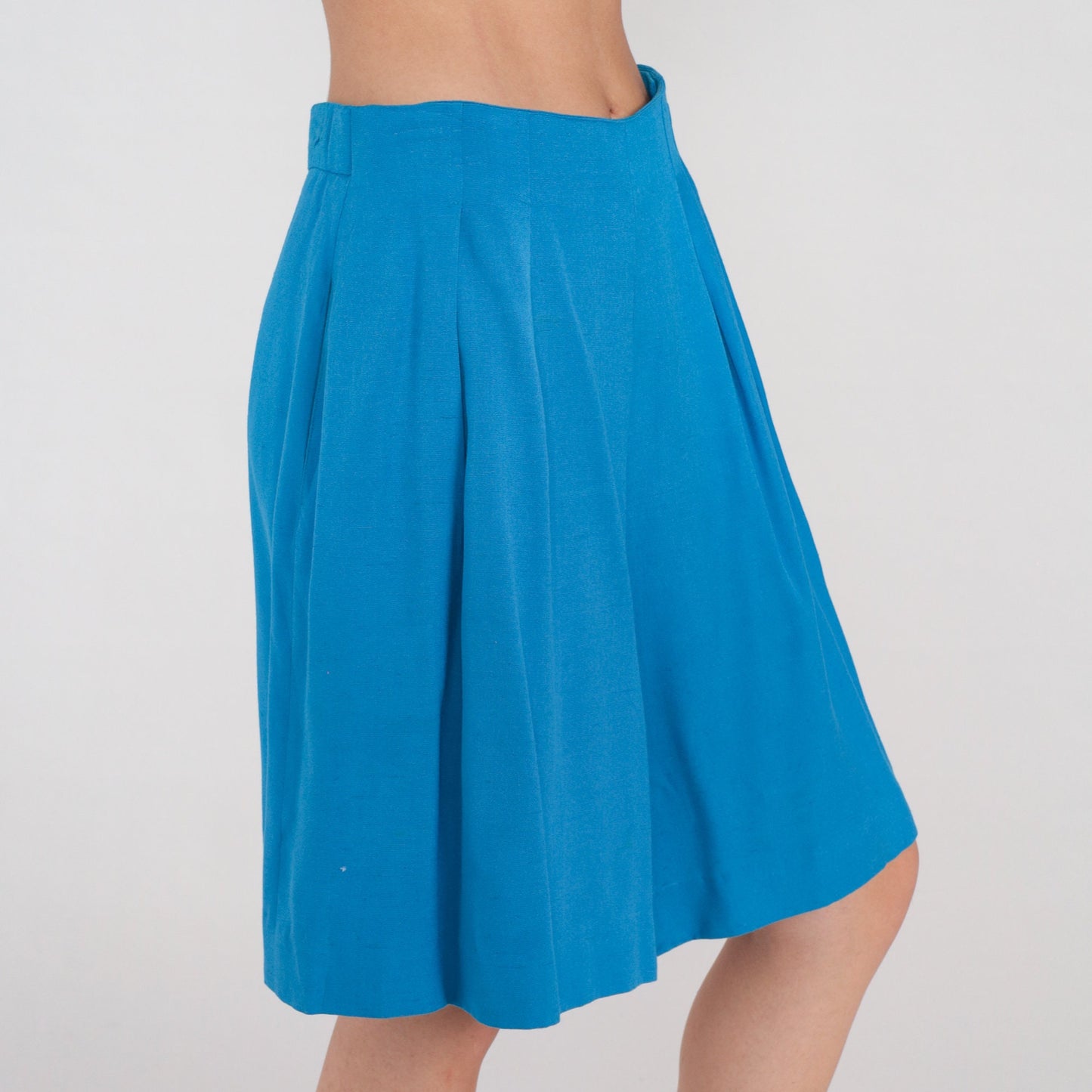 90s Liz Claiborne Blue Wide Leg High Waisted Shorts Medium