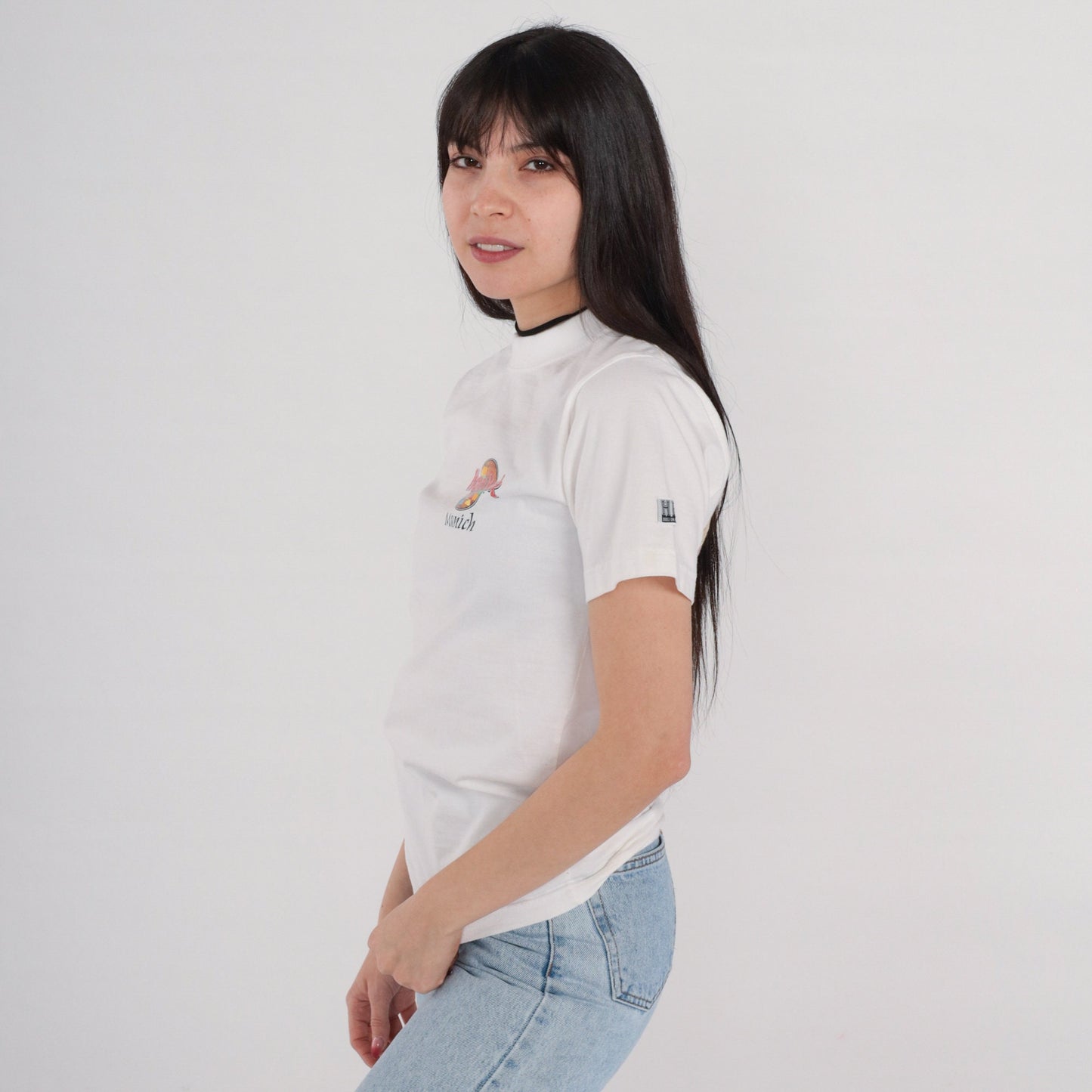 90s Hard Rock Cafe Munich Germany Graphic T-Shirt Cotton Single Stitch Extra Small