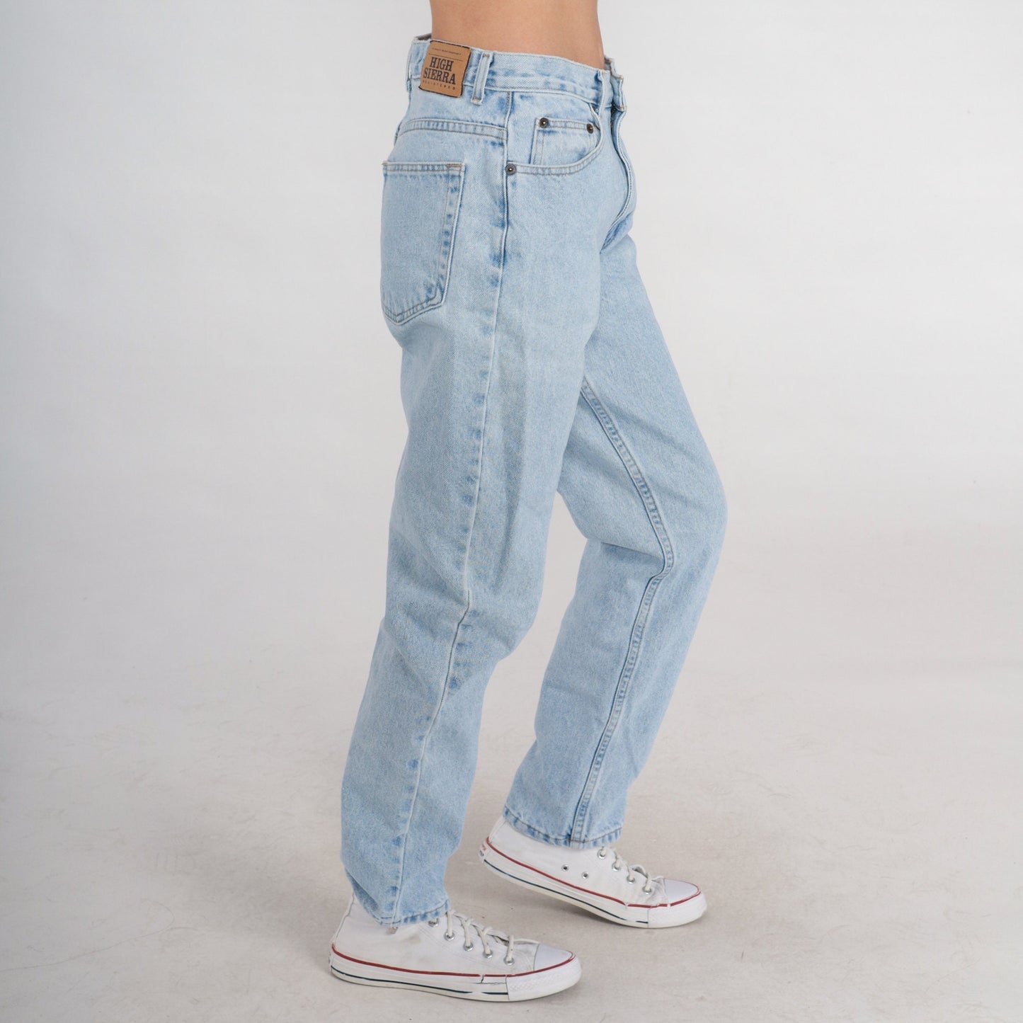 00s High Sierra Light Wash Straight Leg Jeans High Rise Medium