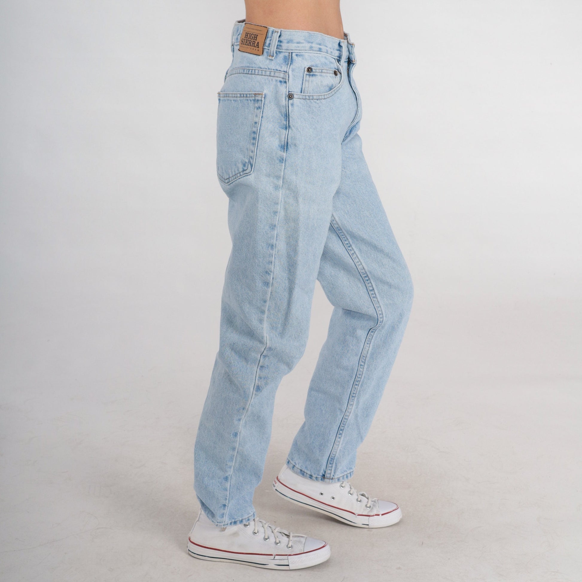 00s High Sierra Light Wash Straight Leg Jeans High Rise Medium