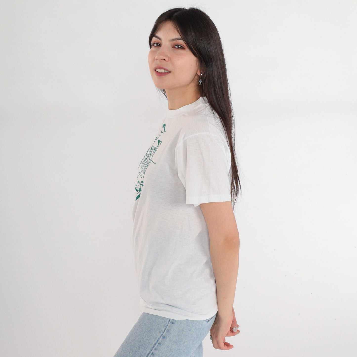 90s Taste of Tucson Arizona Graphic T-Shirt White Single Stitch Medium M