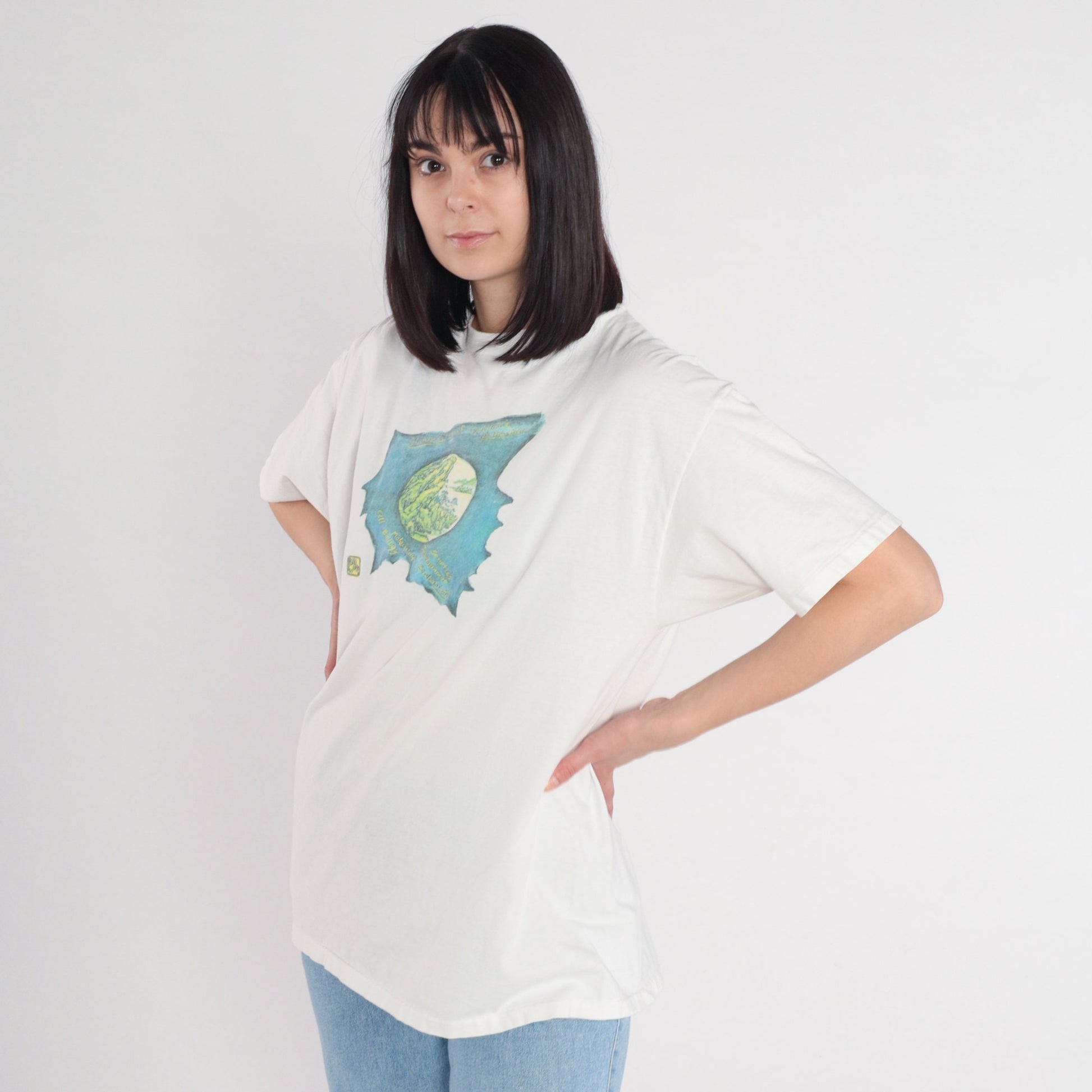 90s UCSF Science Department Graphic T-Shirt Earth Molecular Biology Extra Large