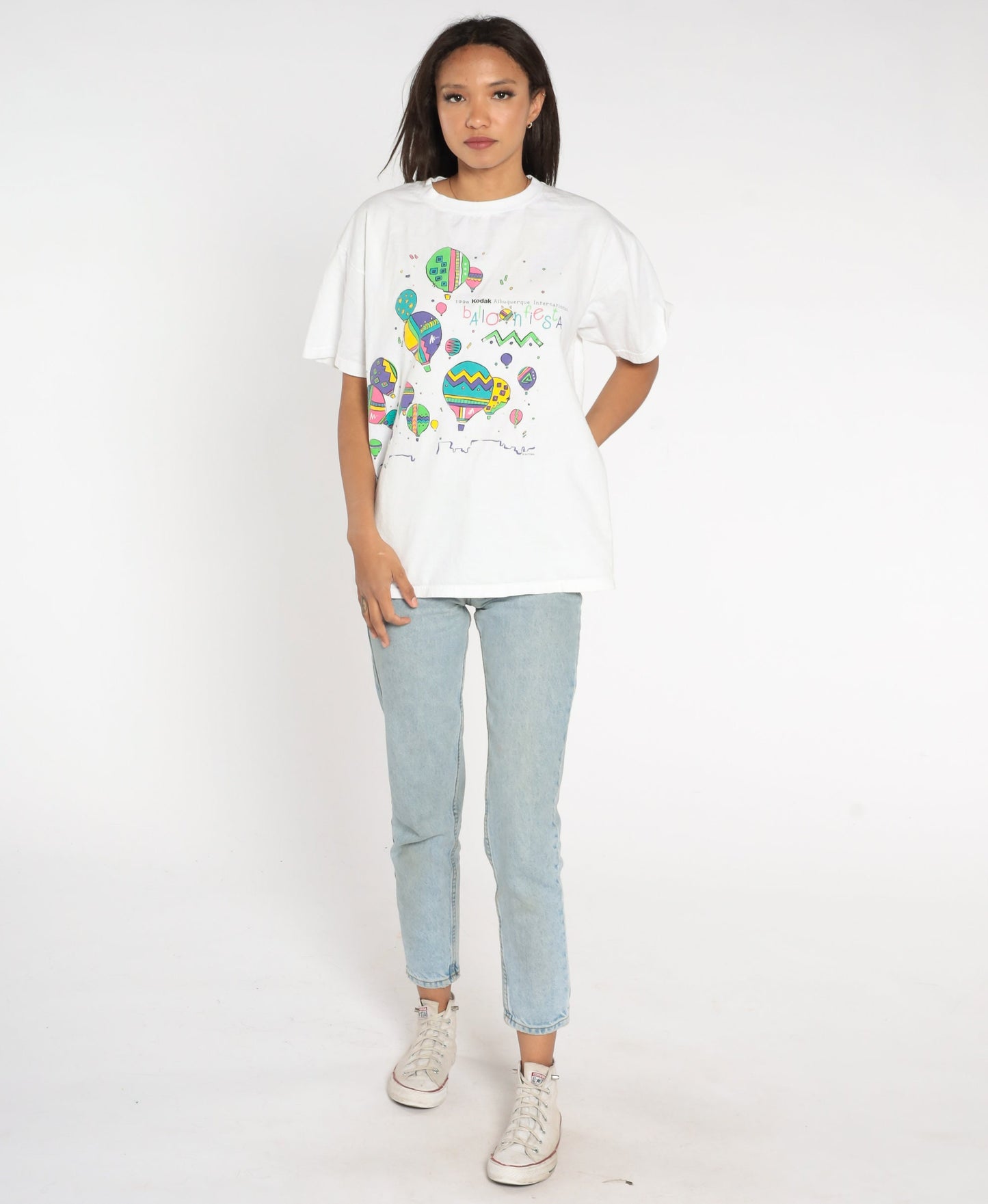 1998 Albuquerque International Balloon Fiesta Graphic Tee Cotton Large