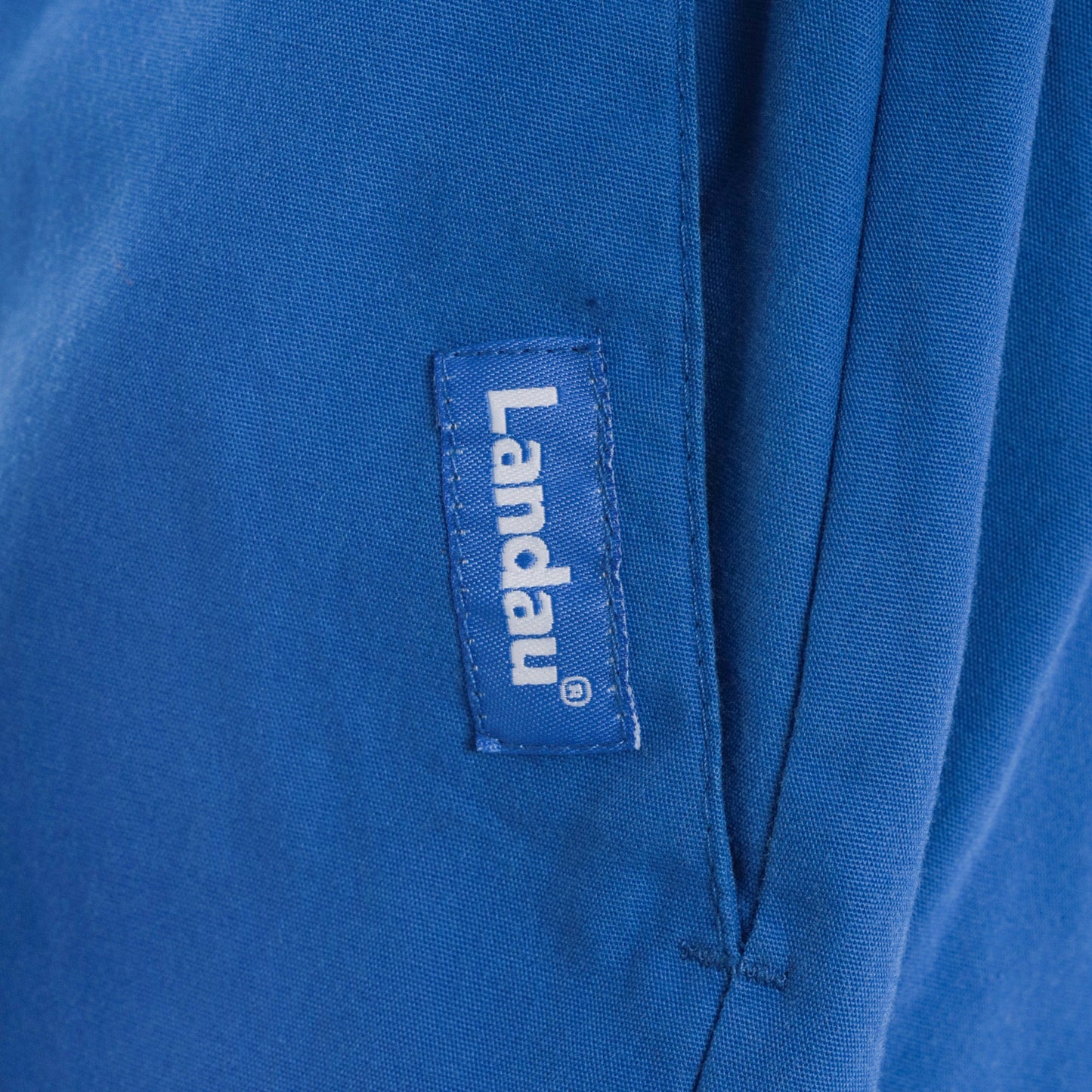 80s Blue Track Pants Elastic Waist Vintage Joggers Small Medium