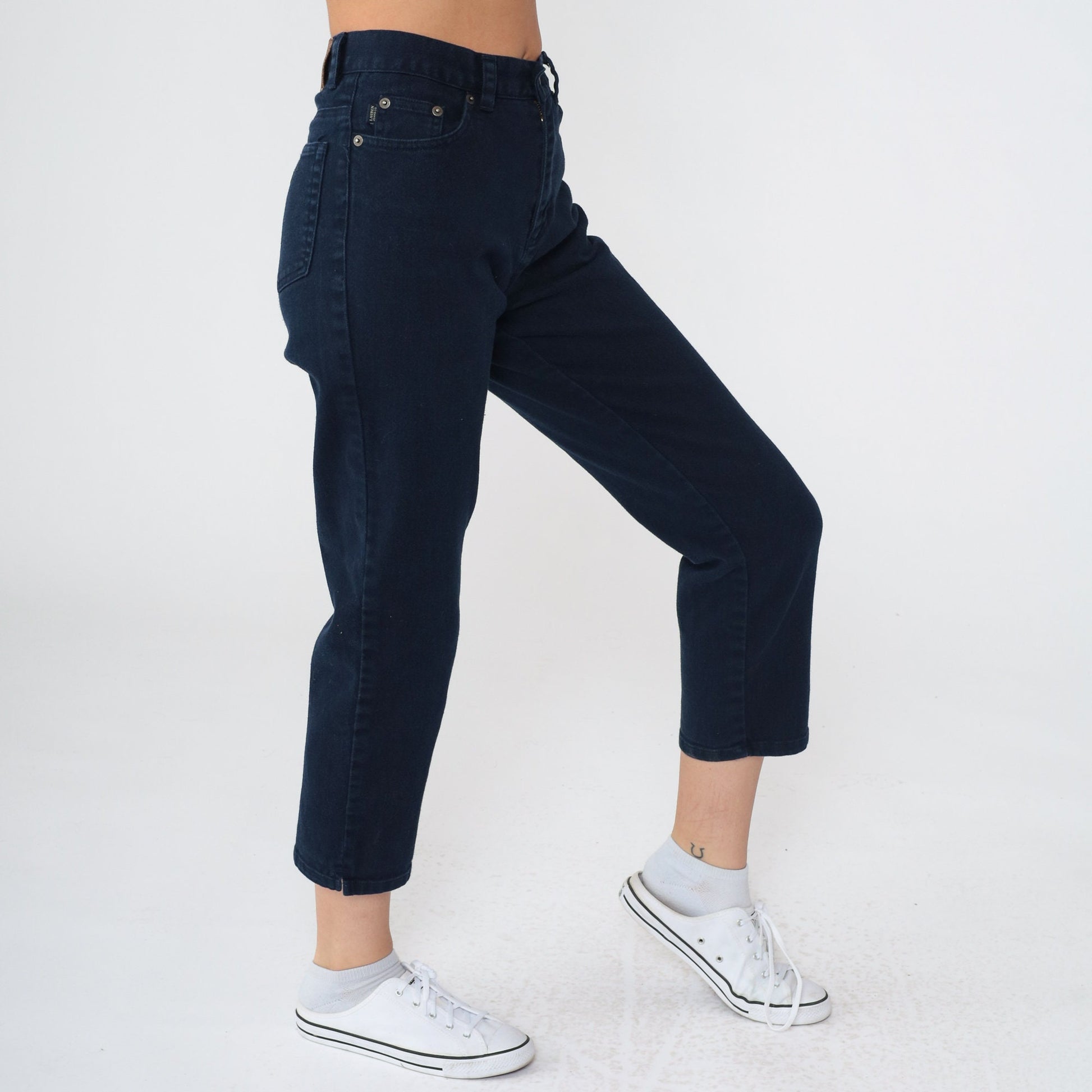 Ralph Lauren Y2K Dark Wash High-Rise Ankle Jeans Petite Extra Small