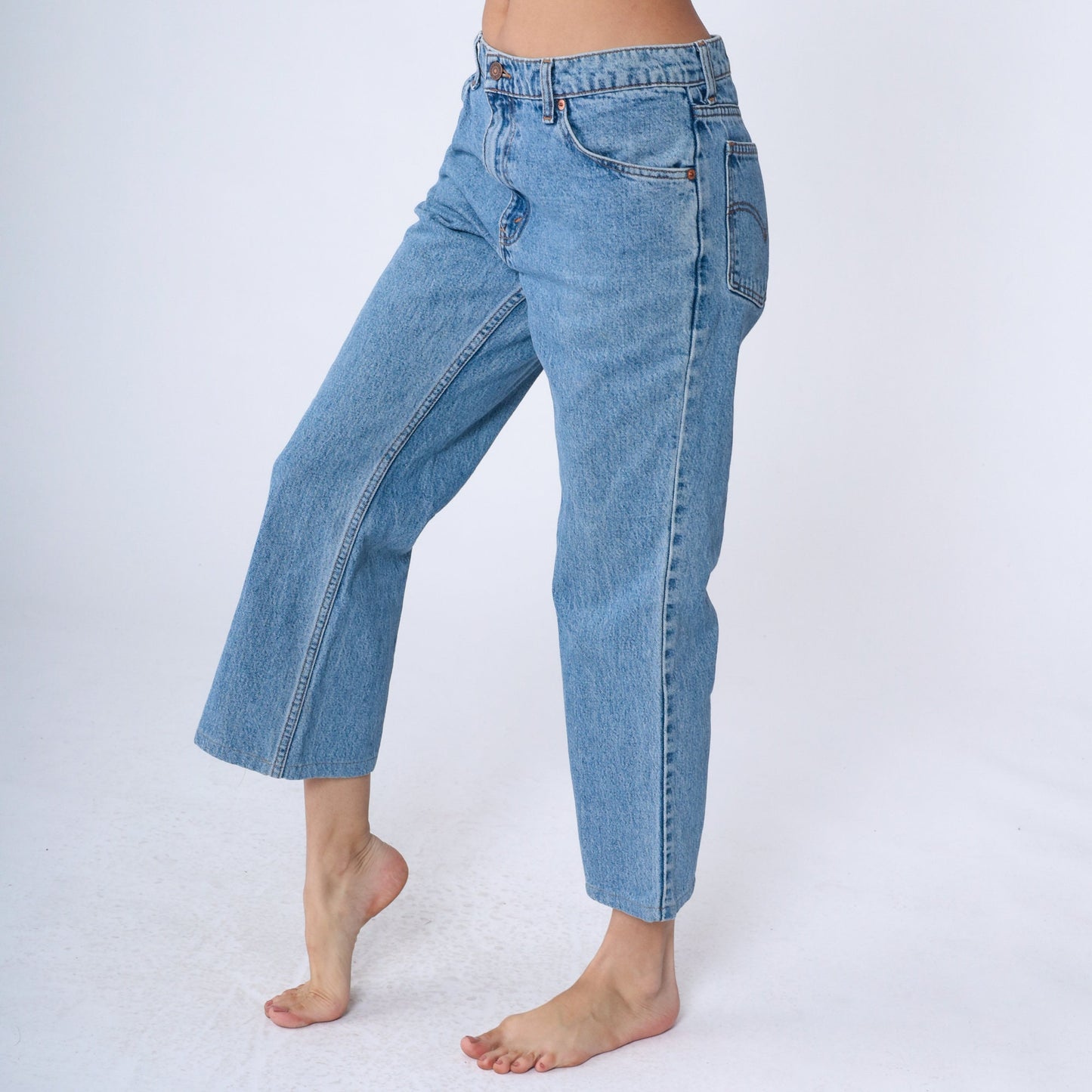90s Levi's 503 Bootcut Jeans Blue Denim Mid Rise Men's 34