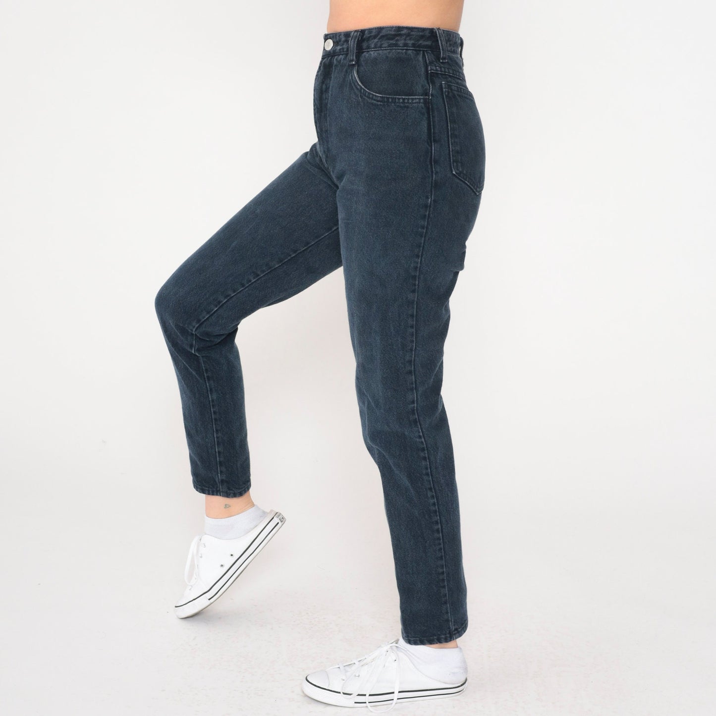 90s Bongo Black High Waist Skinny Jeans Extra Small XS