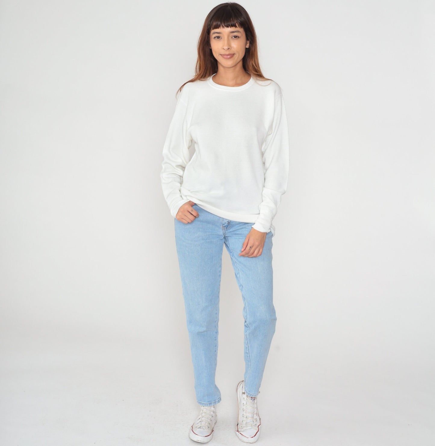 90s High Sierra White Thermal Waffle Knit Long Sleeve Tee Extra Large