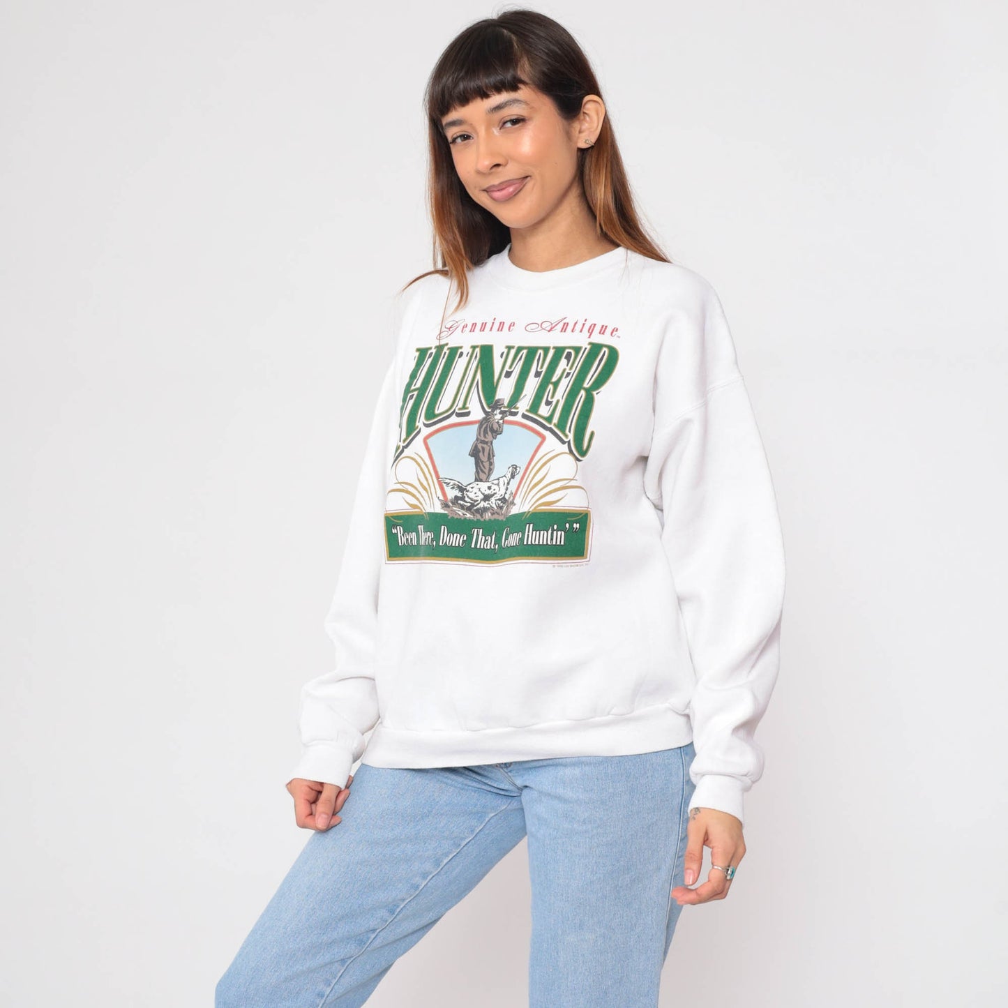 90s Hunting Sweatshirt Genuine Antique Hunter Been There Done That Pullover Extra Large