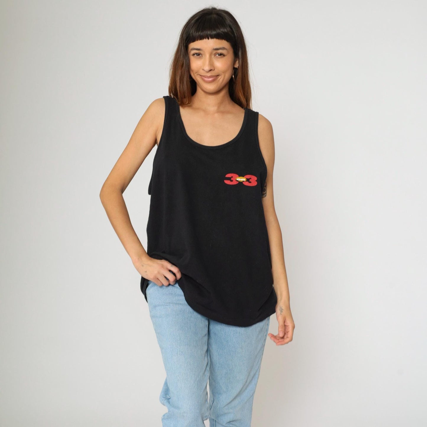 90s Chicago Bulls 3x3 Classic Tank Top Vintage NBA Basketball Bring Your Game Extra Large
