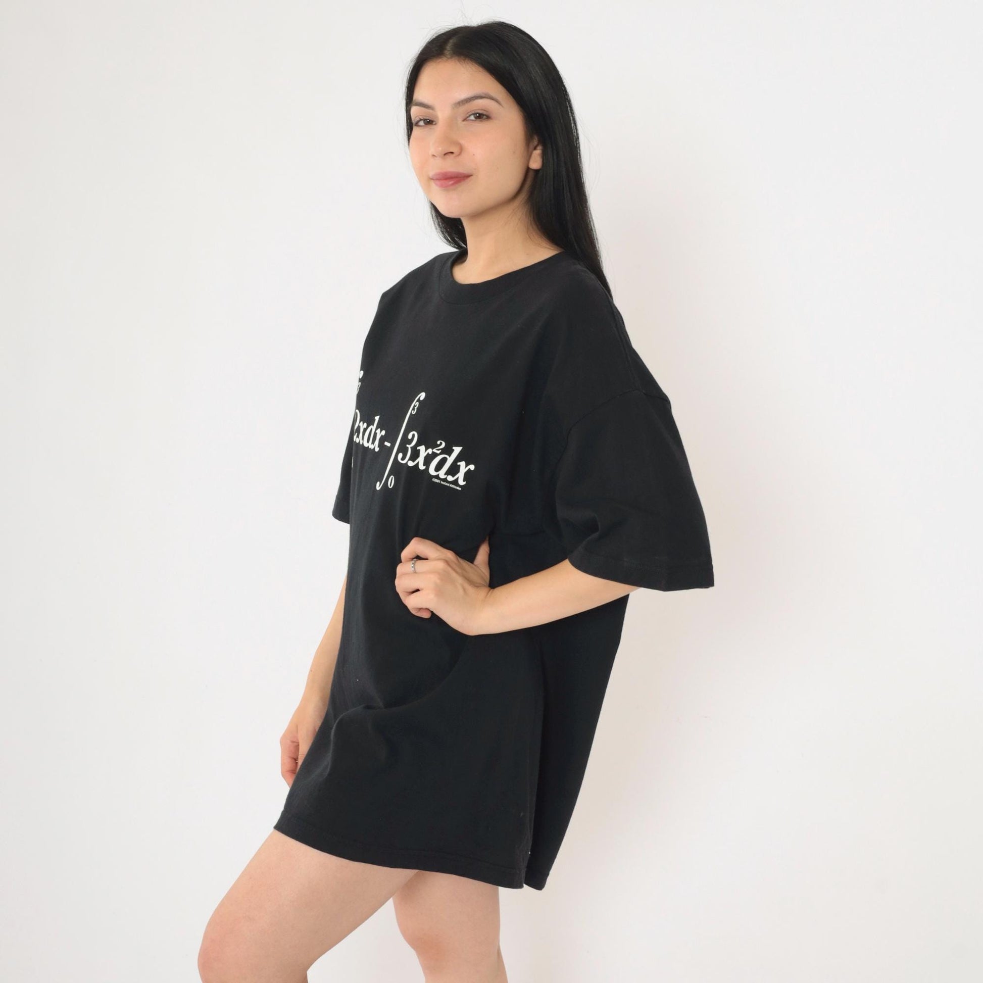 Y2K Math Graphic Tee Black Do The Math Integral Equation Crewneck Extra Large