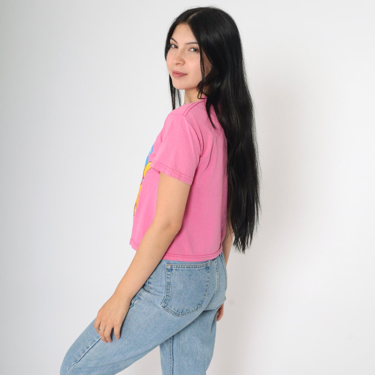 90s Winnie the Pooh Sunny Hunny Days Disney Graphic T-Shirt Pink Cotton Extra Small XS