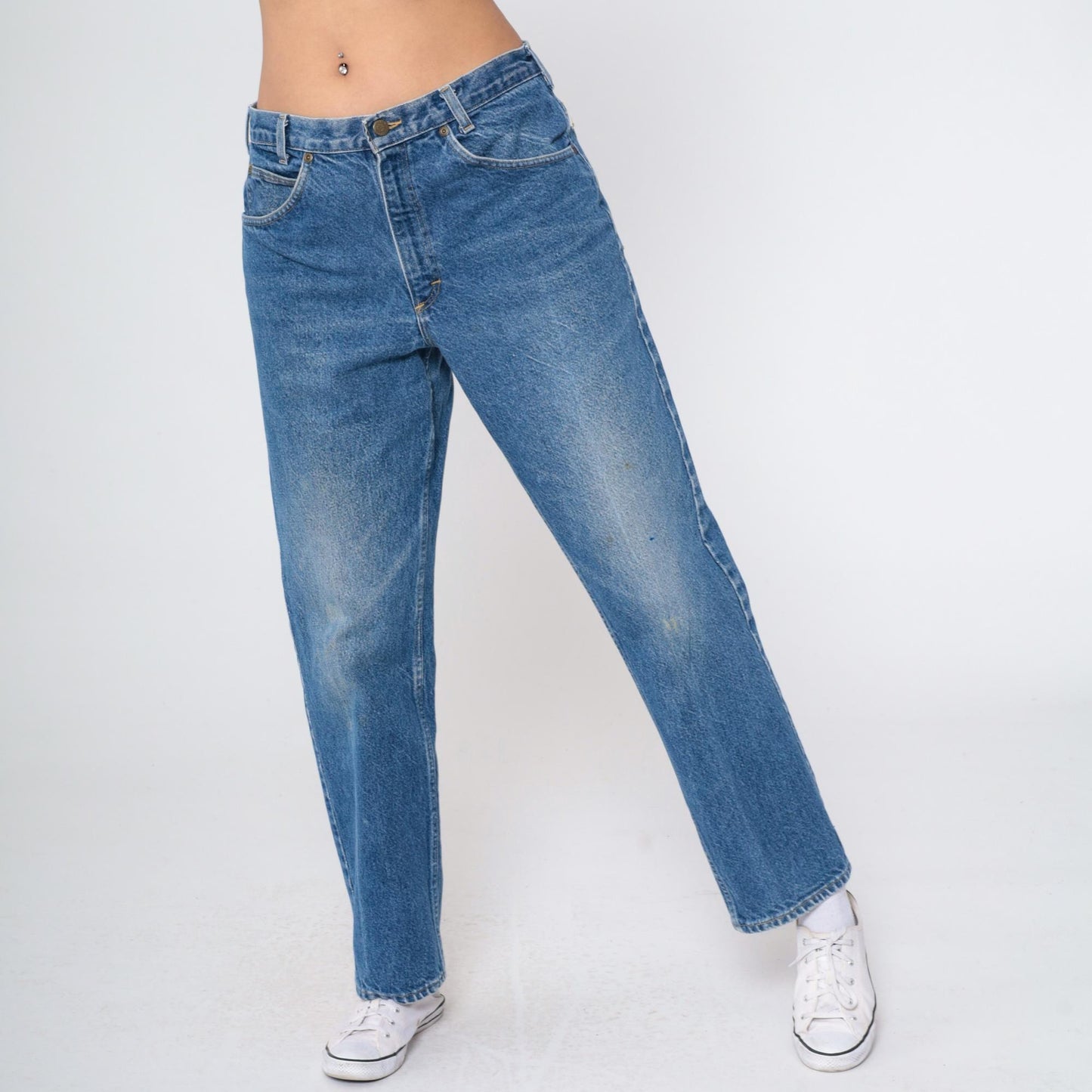 90s OshKosh Straight Leg Jeans High Rise Blue Denim Medium