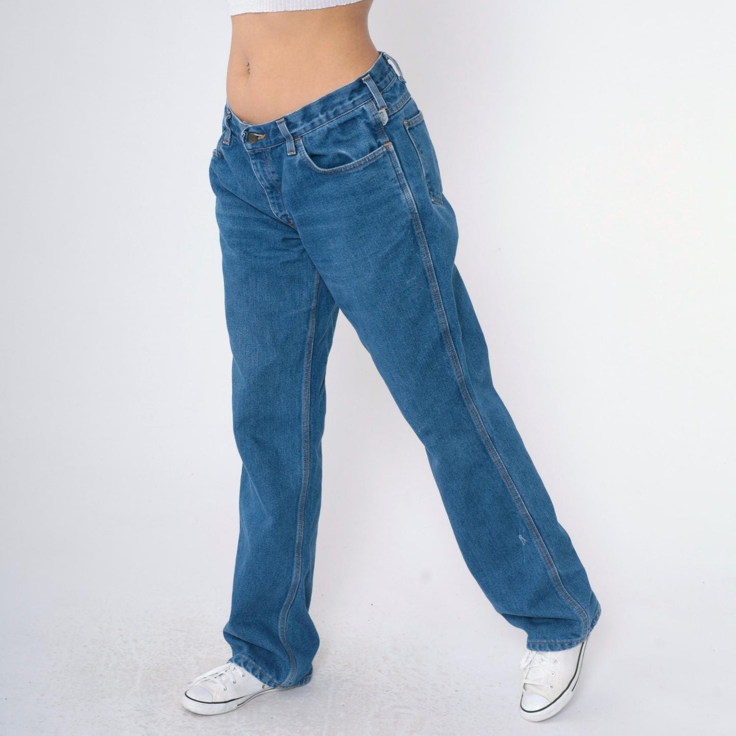 00s Tyndale Flame Resistant Work Jeans Blue Denim Straight Leg Medium