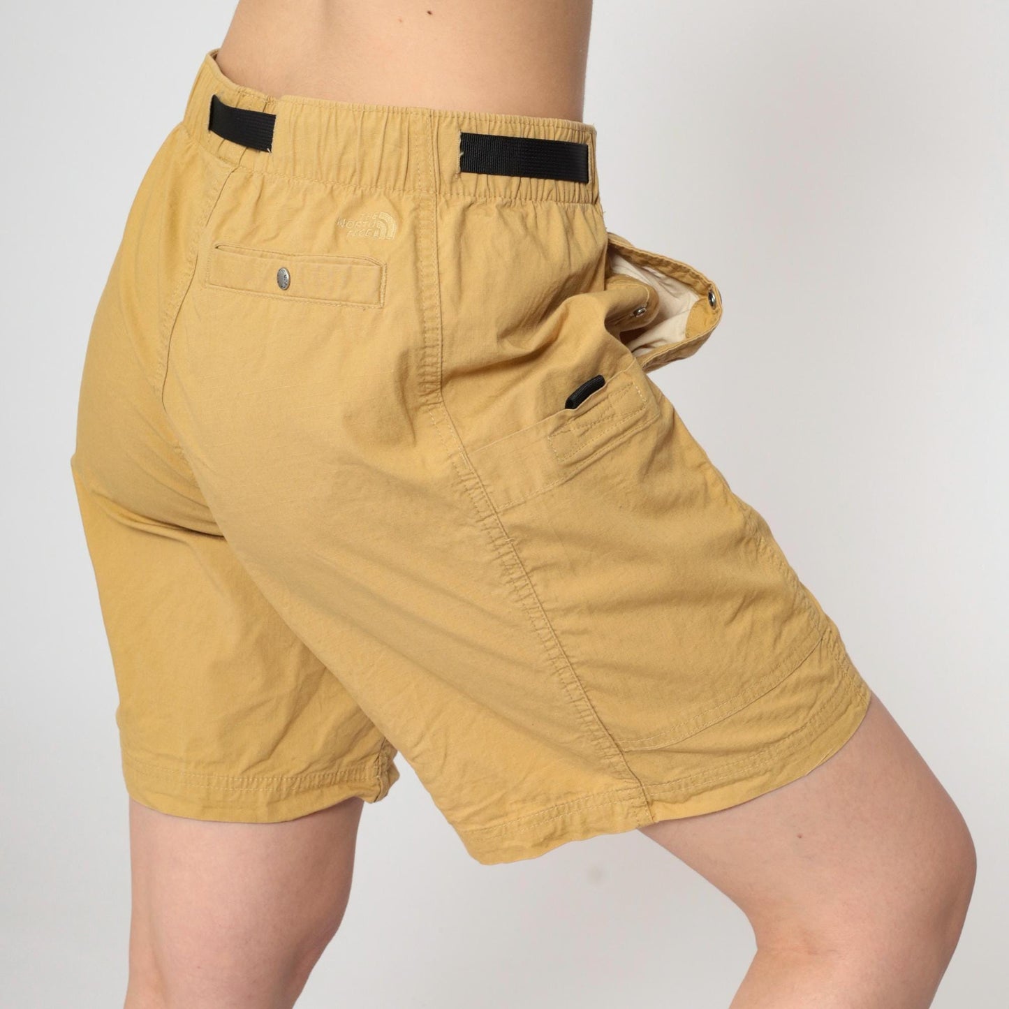 The North Face Cargo Shorts Tan Ripstop High Waisted Men's Small