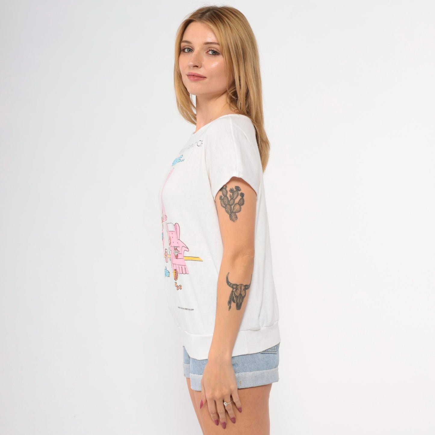 1988 American Greetings Mom Graphic T-Shirt White Cotton Tee Medium M