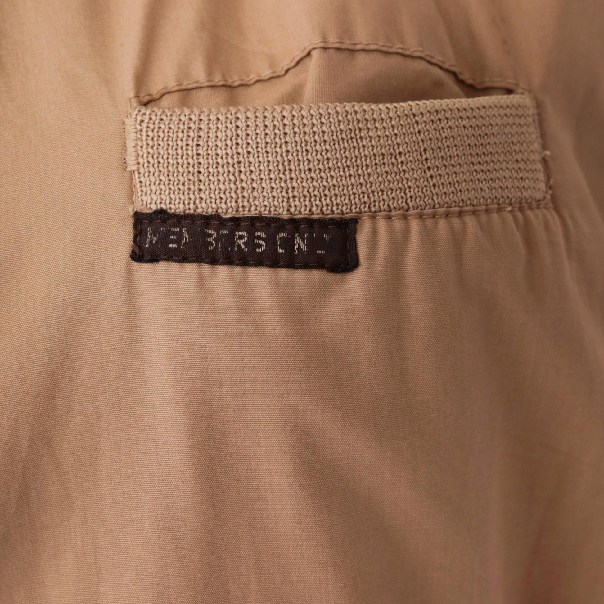 80s Members Only Tan Windbreaker Jacket Zip-Up Bomber Men's Extra Large