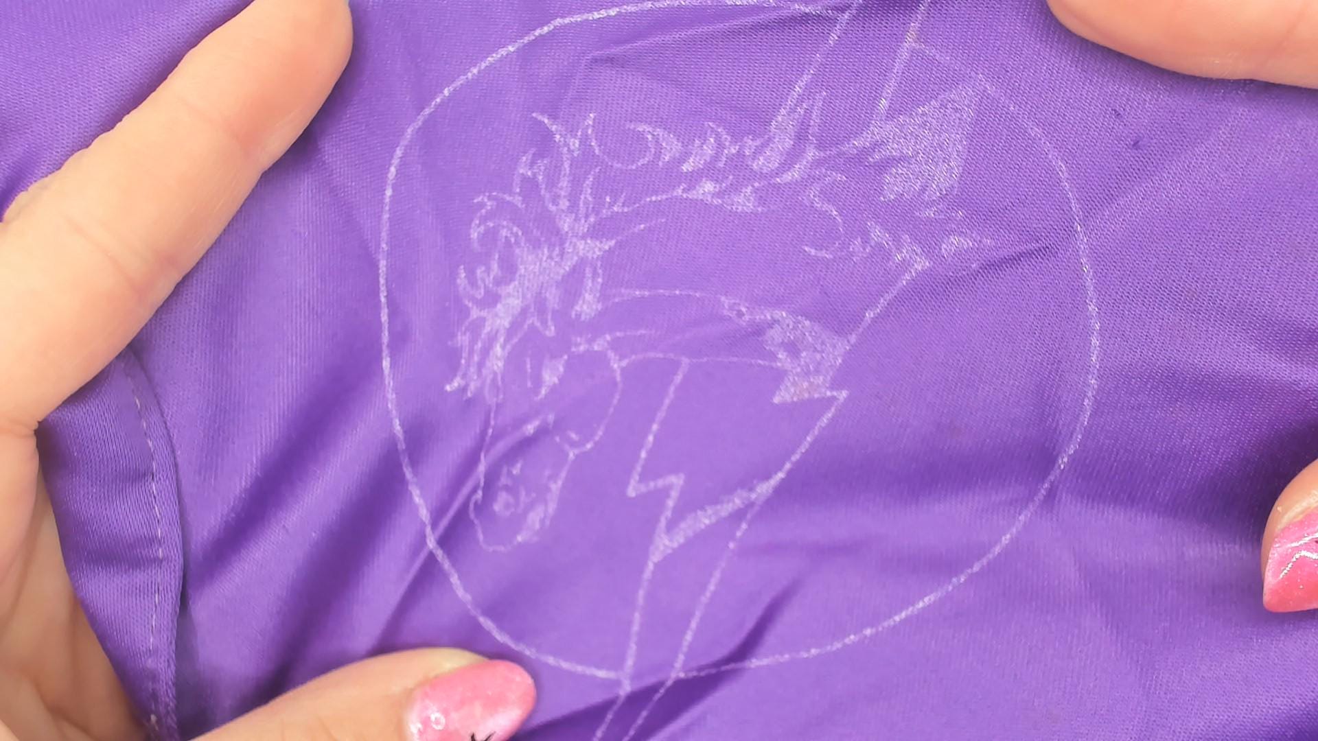70s Daels Hawaii Purple Satin Polo Shirt Mustang Lightning Embroidered Small