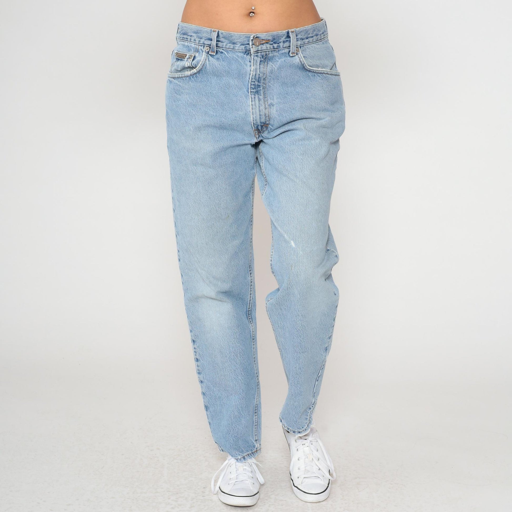 Calvin Klein Y2K Light Wash Straight Leg Denim Jeans 32x30