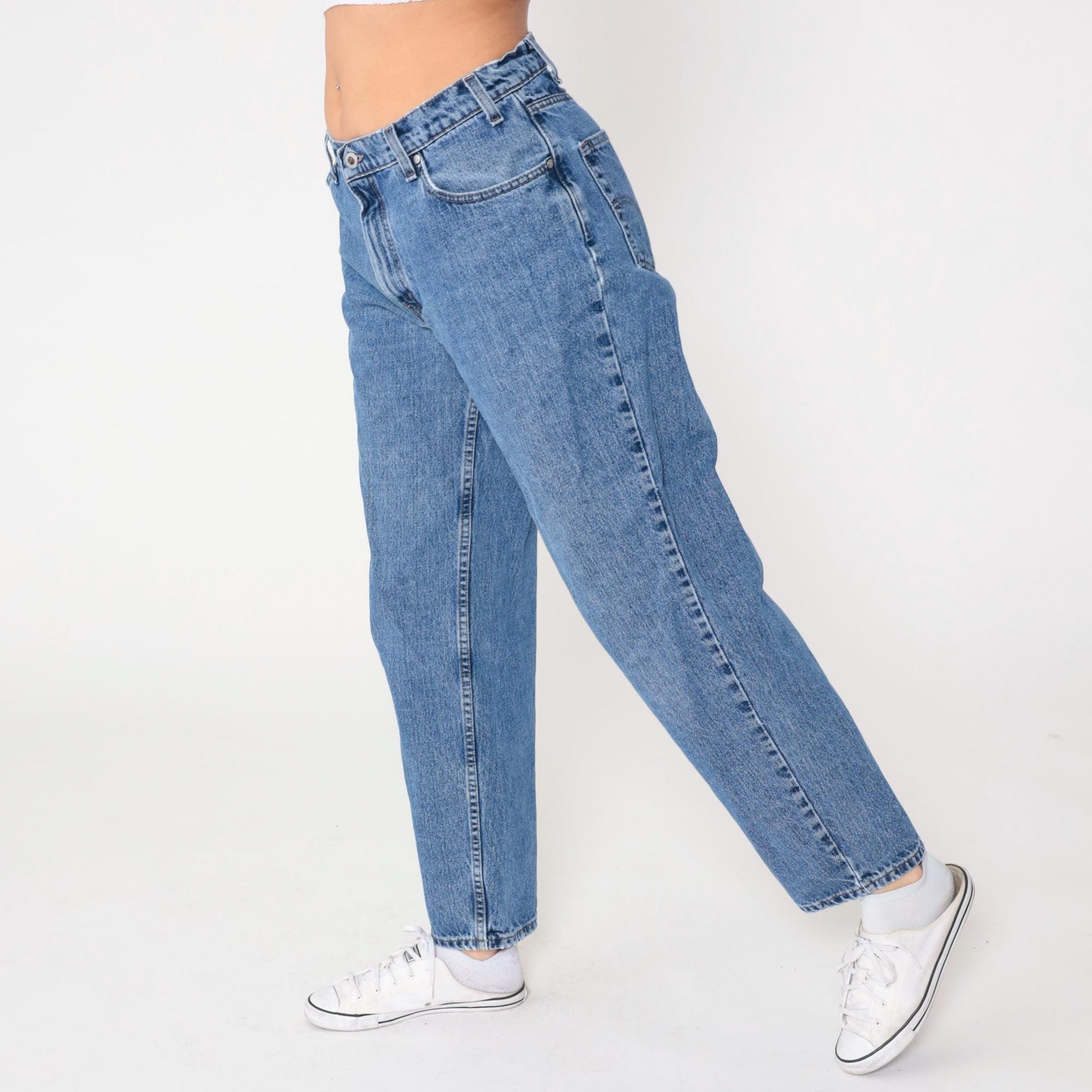 90s Levi's SilverTab Loose Straight Denim Light Wash High Rise W32 L30