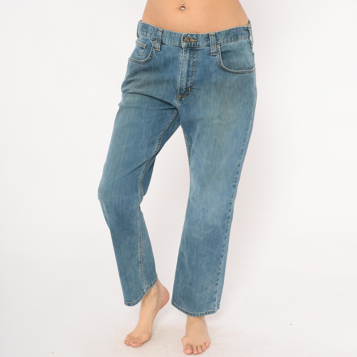 Carhartt Jeans 2000s Light Wash Straight Leg Five Pocket Denim 34 x 28