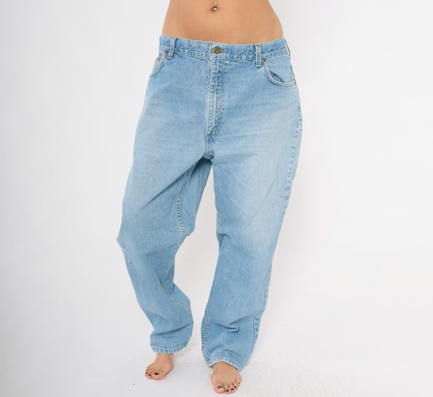 Carhartt Light Wash Straight Leg Jeans 2000s Relaxed Fit Denim 40 x 30