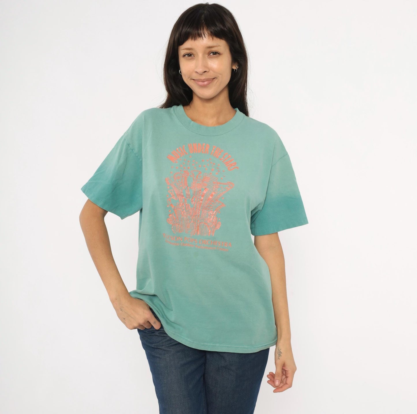 90s Tucson Pops Orchestra Music Under The Stars Concert Tee Large