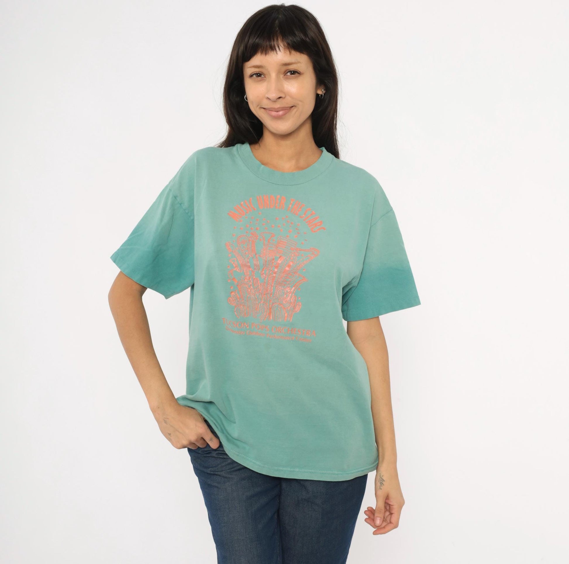 90s Tucson Pops Orchestra Music Under The Stars Concert Tee Large