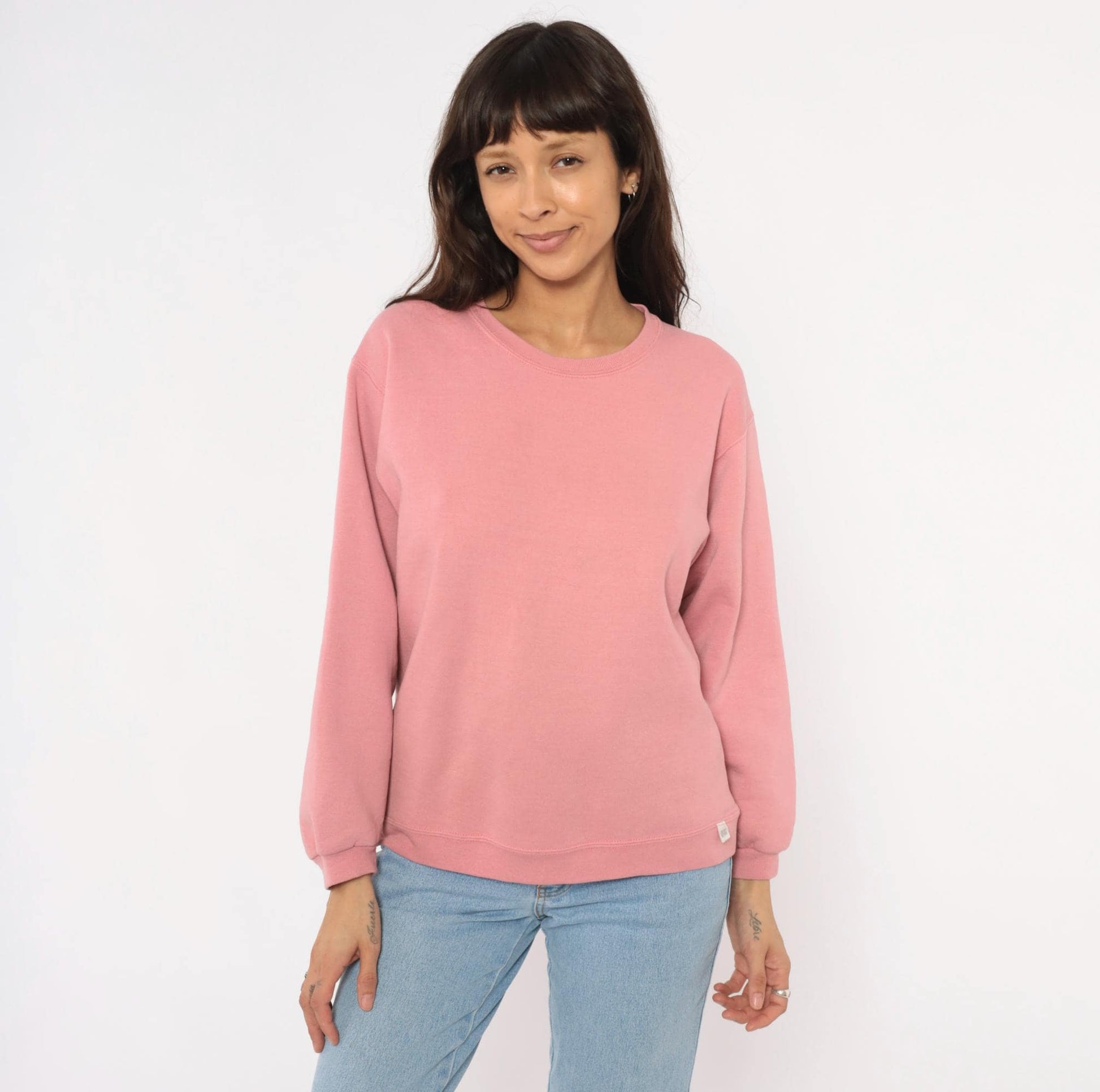 90s Russell Athletic Rose Pink Crewneck Sweatshirt Small S